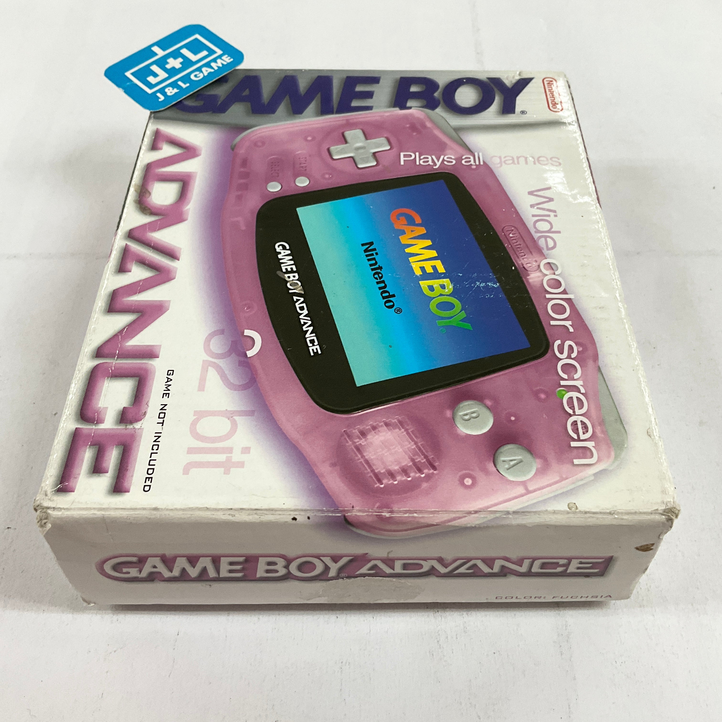 Nintendo Game Boy Advance (Clear Pink) - (GBA) Game Boy Advance [Pre-Owned] Consoles Nintendo   