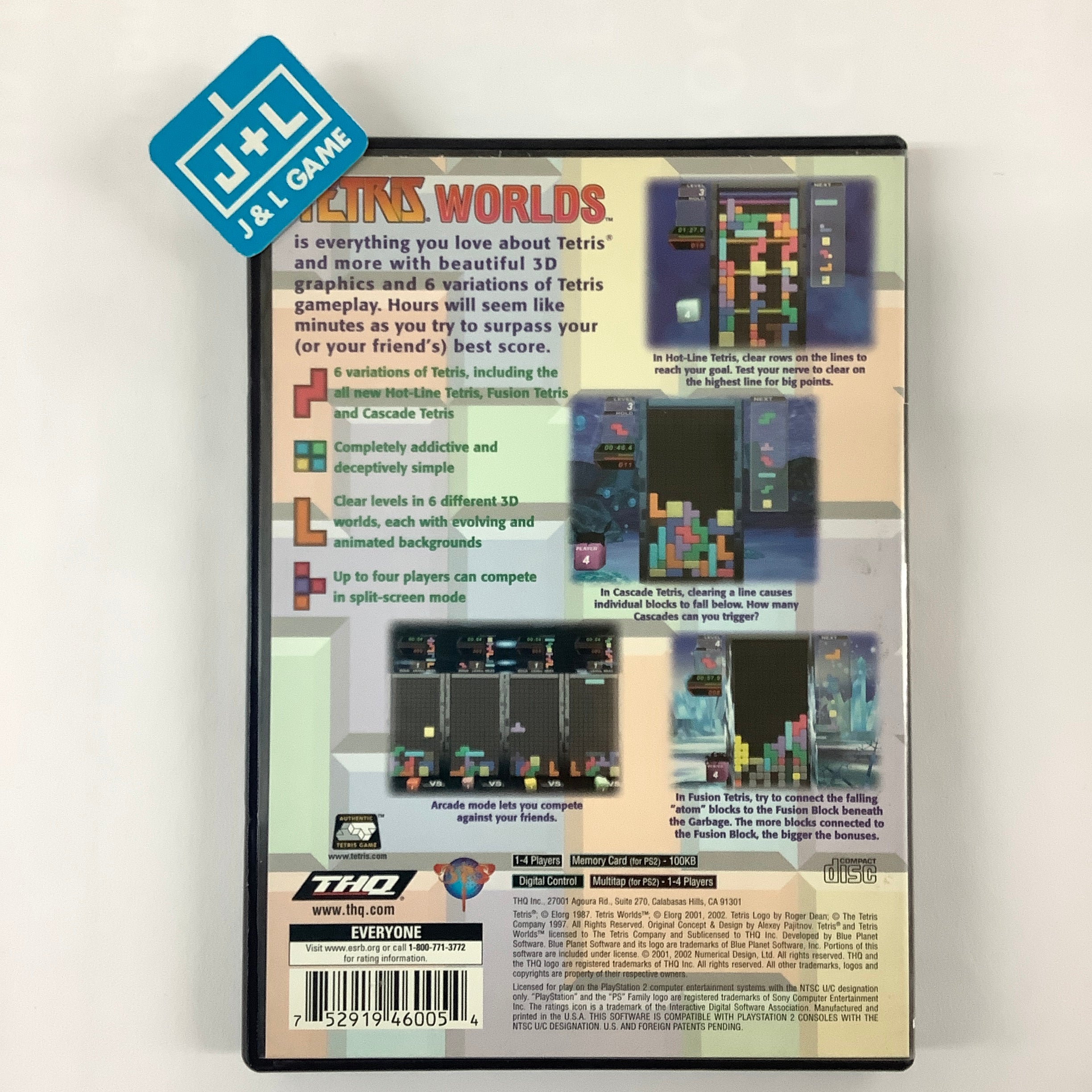 Tetris Worlds - (PS2) PlayStation 2 [Pre-Owned] Video Games THQ   