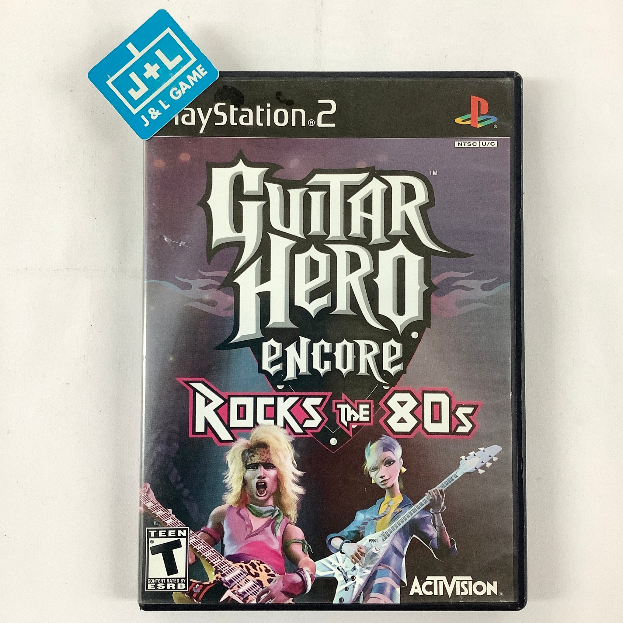 Guitar Hero Encore: Rocks the 80s - (PS2) PlayStation 2 [Pre-Owned] Video Games Activision   