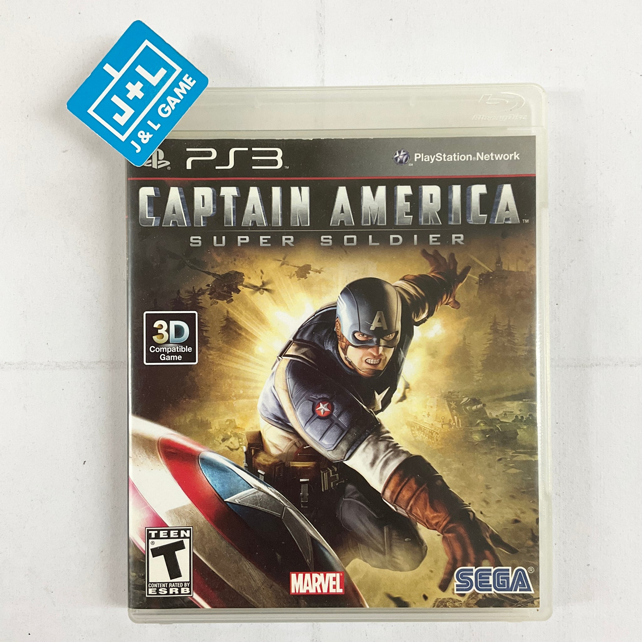 Captain America: Super Soldier - (PS3) PlayStation 3 [Pre-Owned] Video Games Sega   