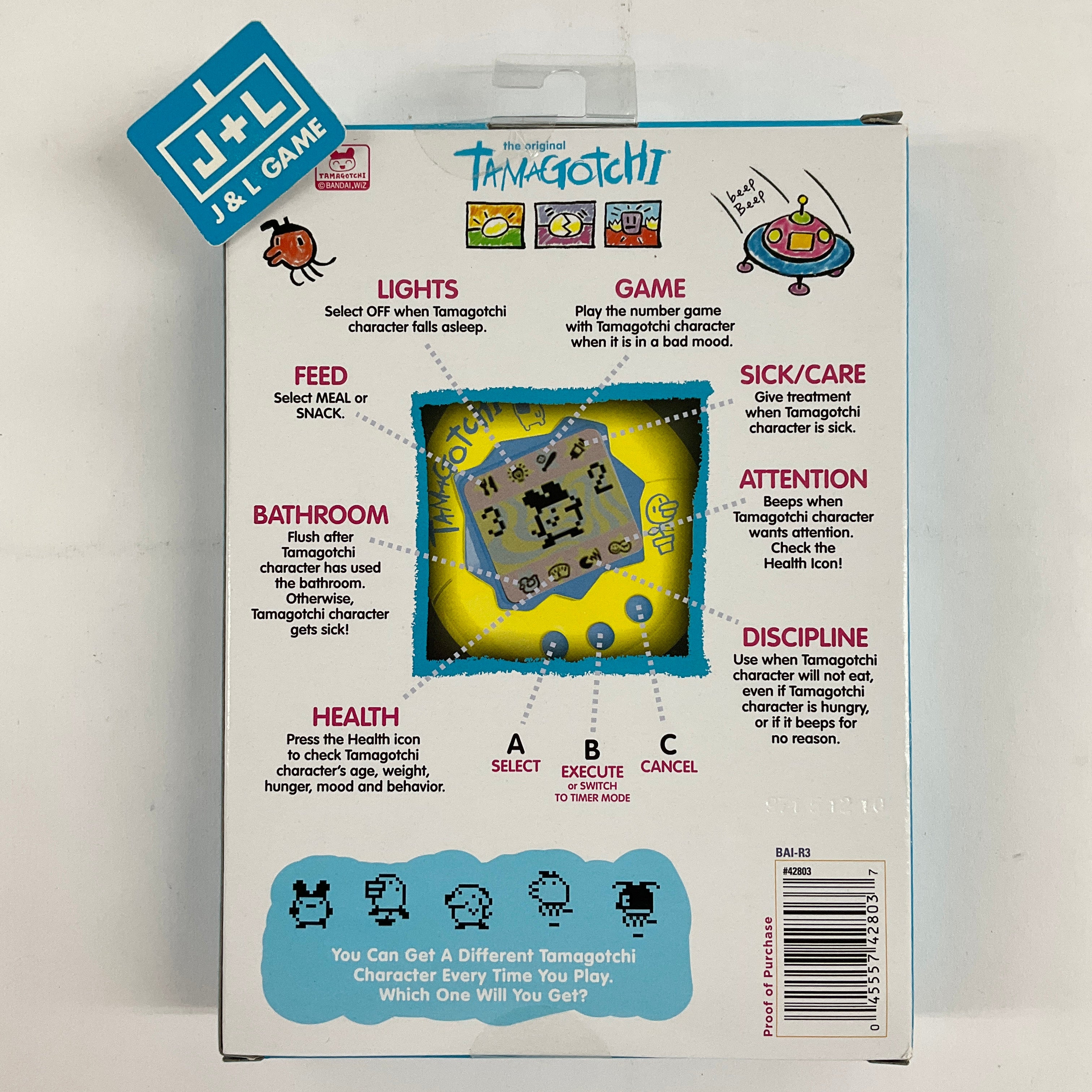 The Original Tamagotchi (Gen 2) (White/Pink) - Tamagotchi Toy Tamagotchi   