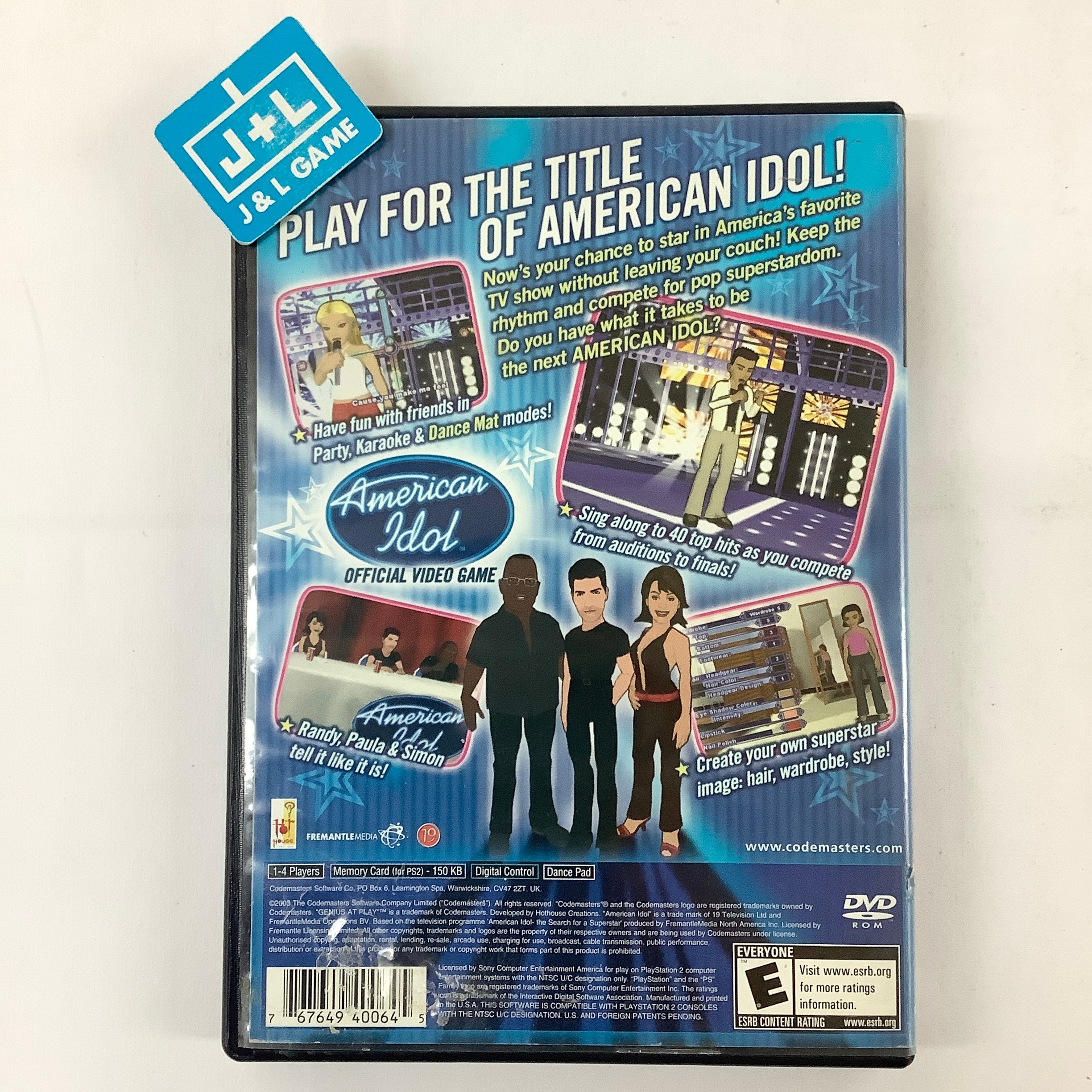 American Idol - (PS2) PlayStation 2 [Pre-Owned] Video Games Codemasters   