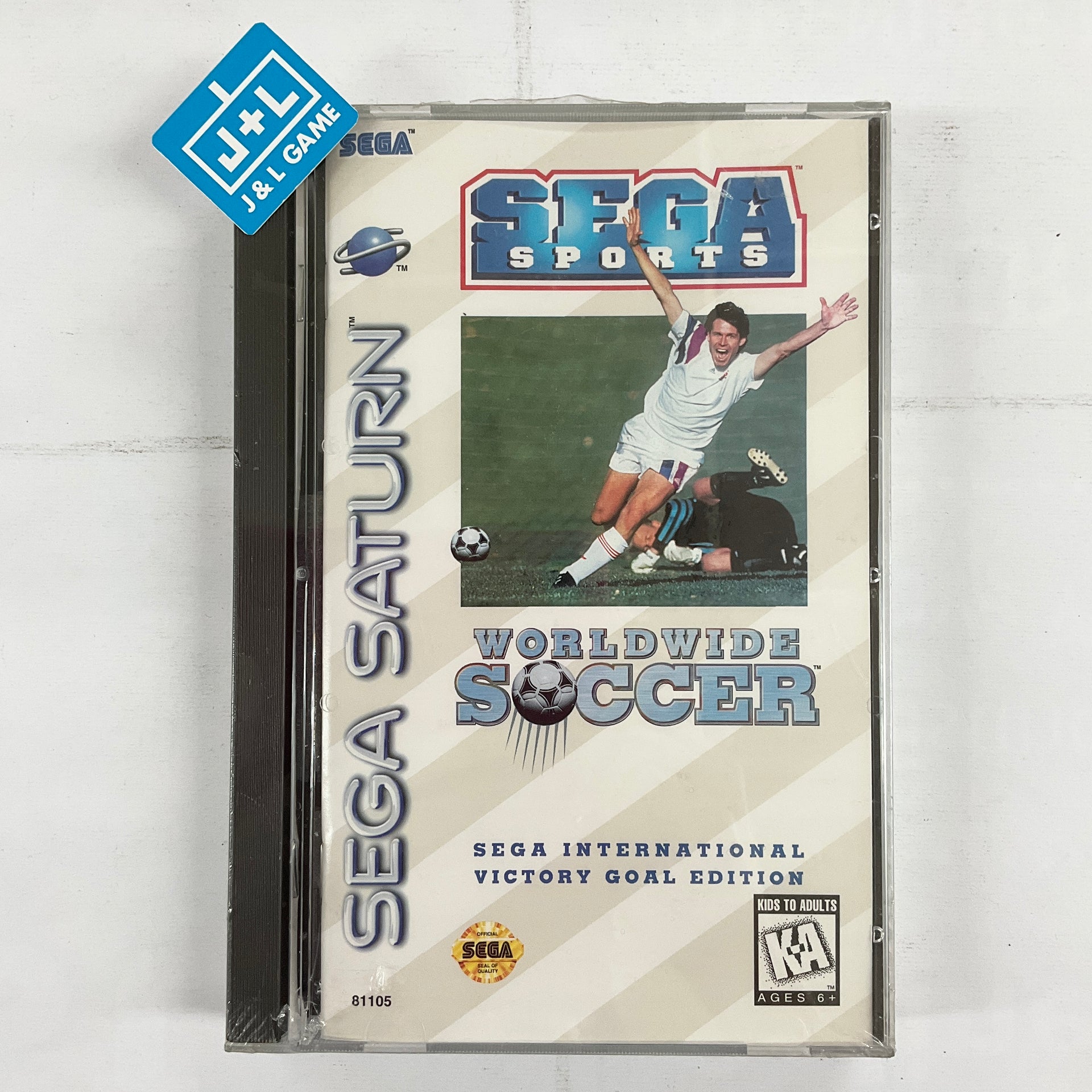 Jeu International Victory Goal Complet Sur SEGA Saturn - Très Bon état