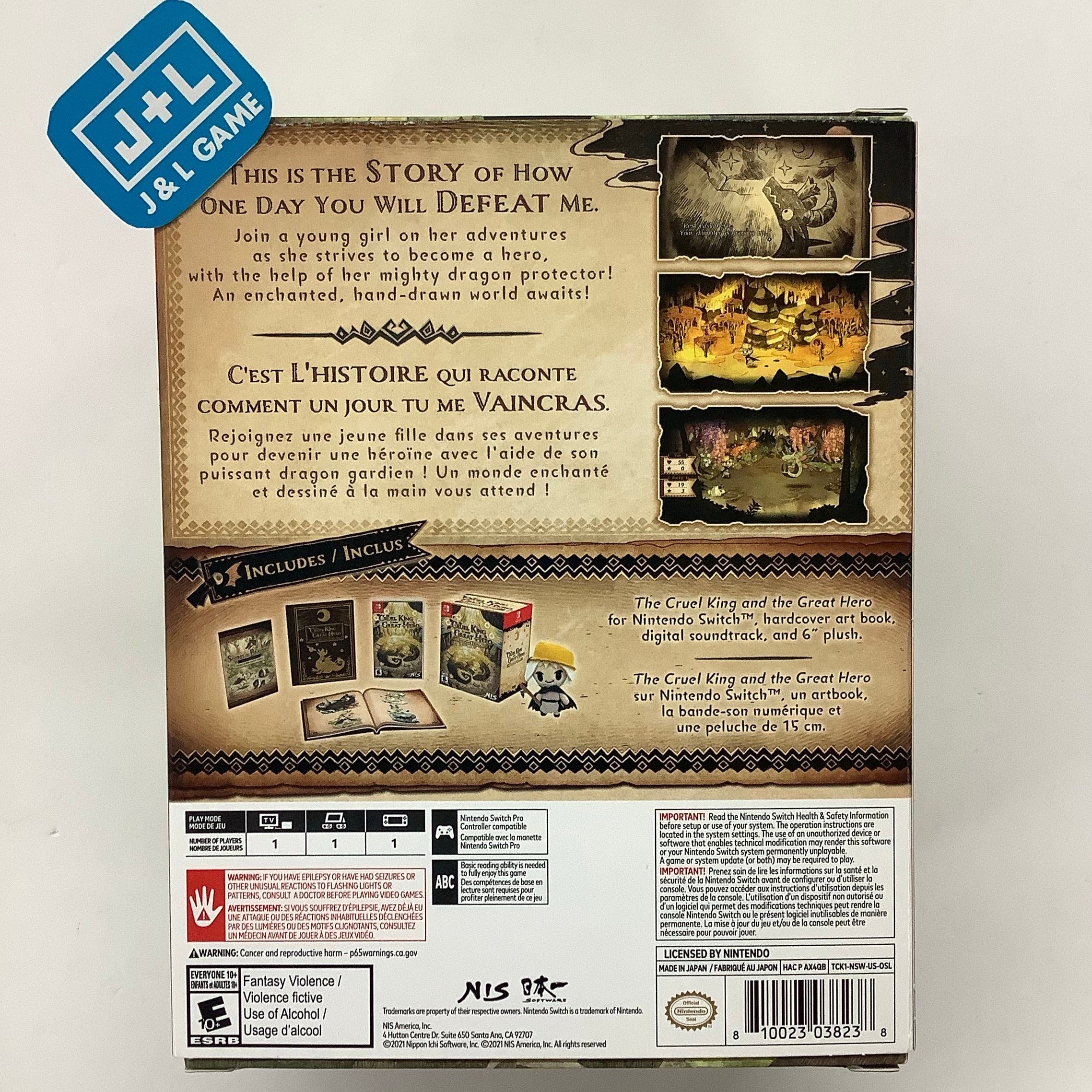 The Cruel King and the Great Hero: Storybook Edition - (NSW) Nintendo Switch [UNBOXING] Video Games NIS America   