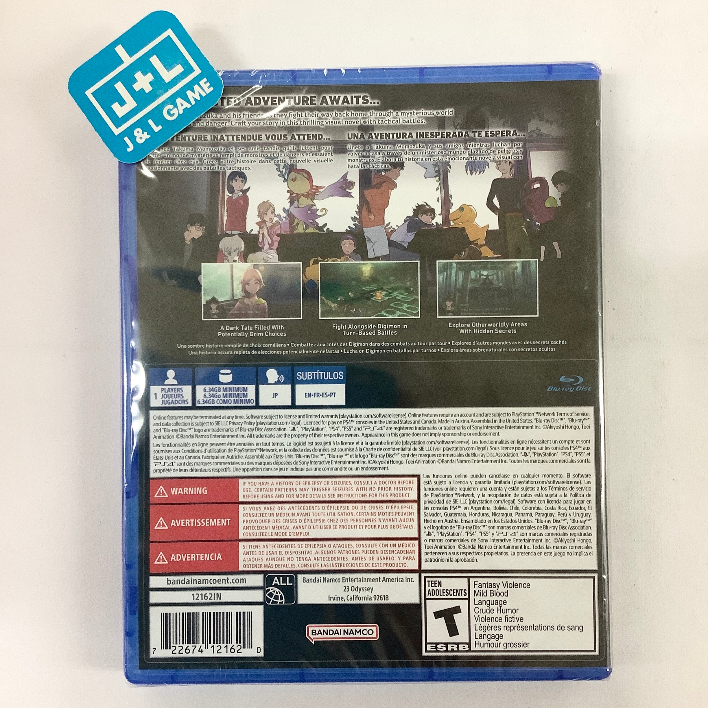 Digimon Survive - (PS4) PlayStation 4 Video Games BANDAI NAMCO Entertainment   