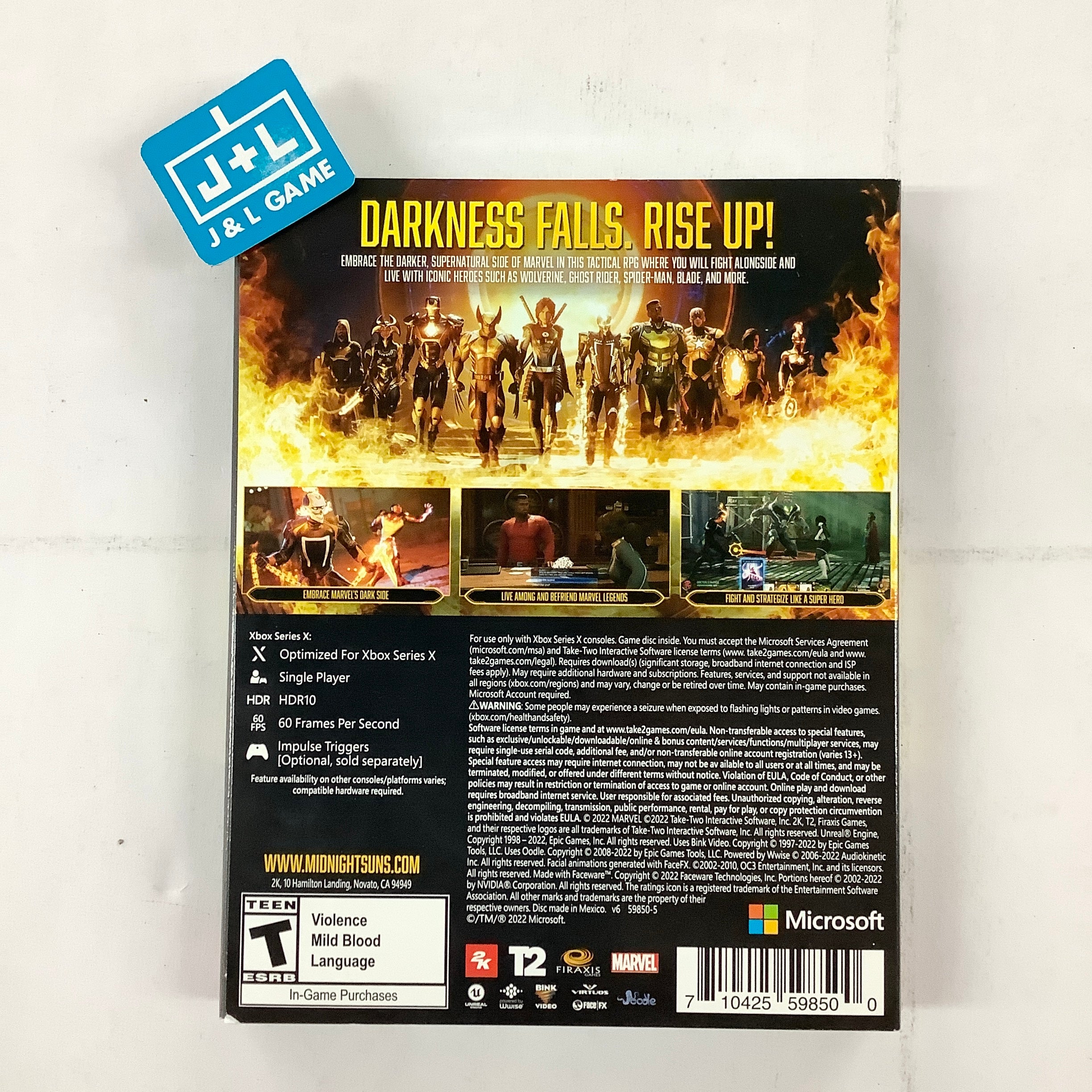 Marvel's Midnight Suns Legendary Edition - (XSX) Xbox Series X Video Games 2K   