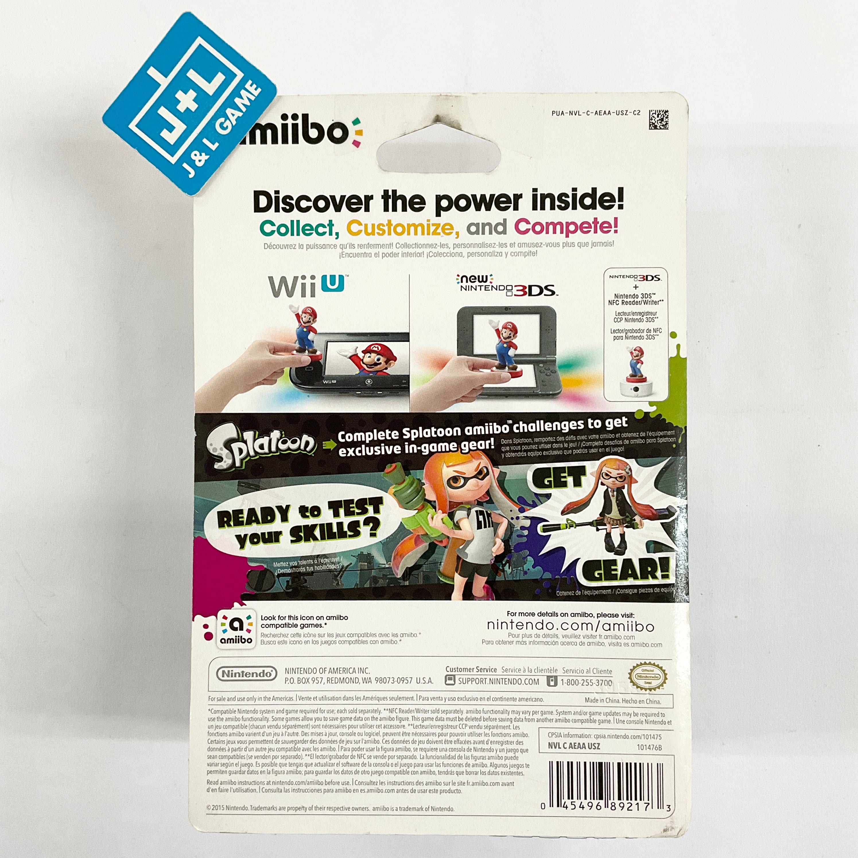Inkling Girl (Orange) (Splatoon series) - Nintendo WiiU Amiibo Amiibo Nintendo   