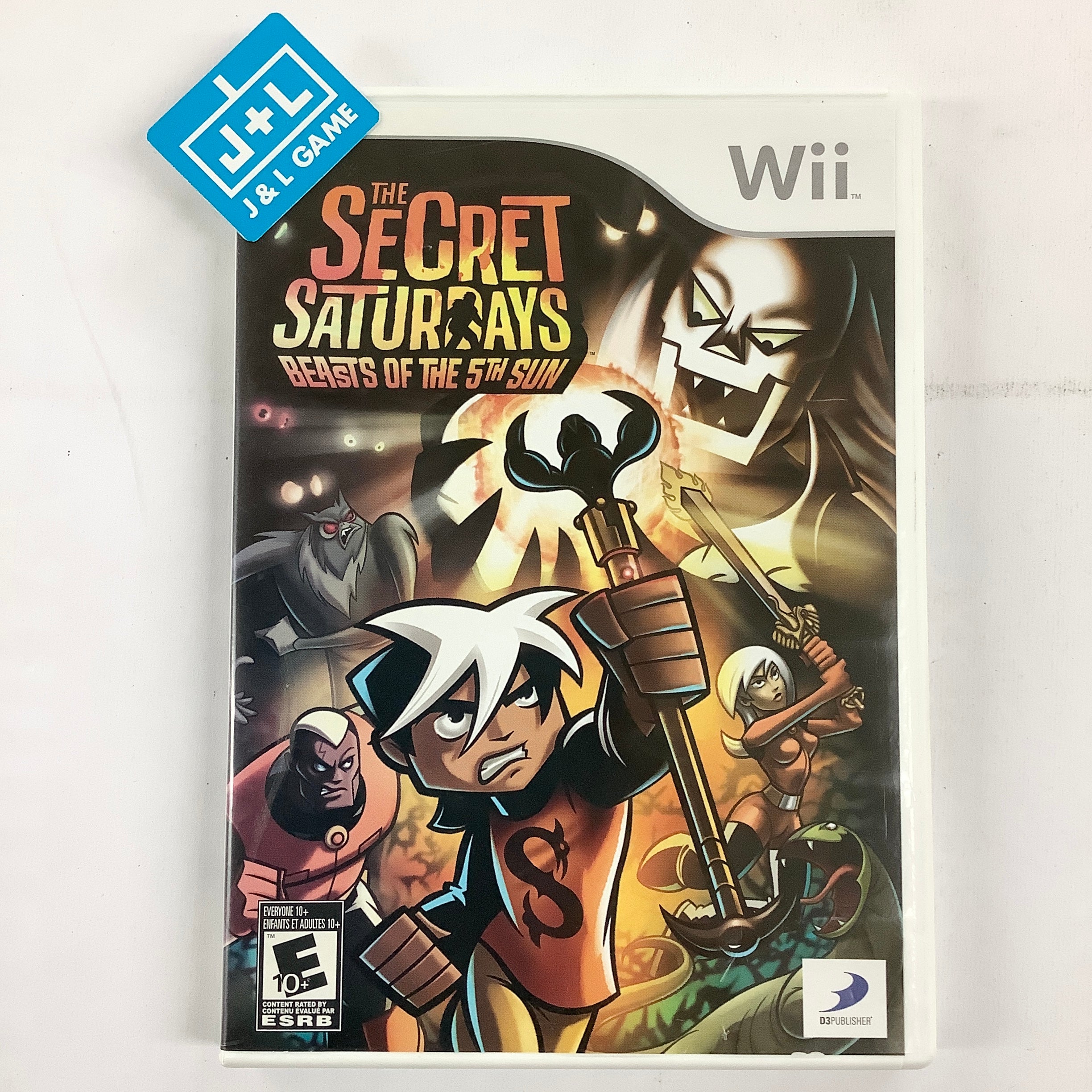 The Secret Saturdays: Beasts of the 5th Sun - Nintendo Wii [Pre-Owned] Video Games D3Publisher   