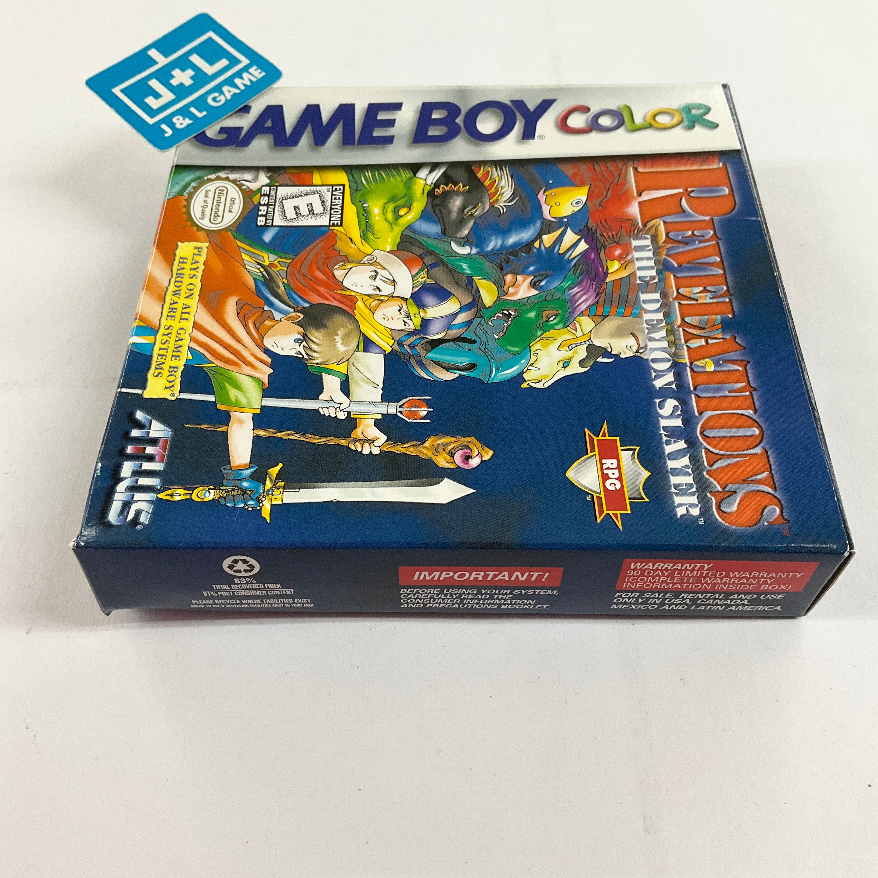 Revelations: The Demon Slayer - (GBC) Game Boy Color [Pre-Owned] Video Games Atlus   