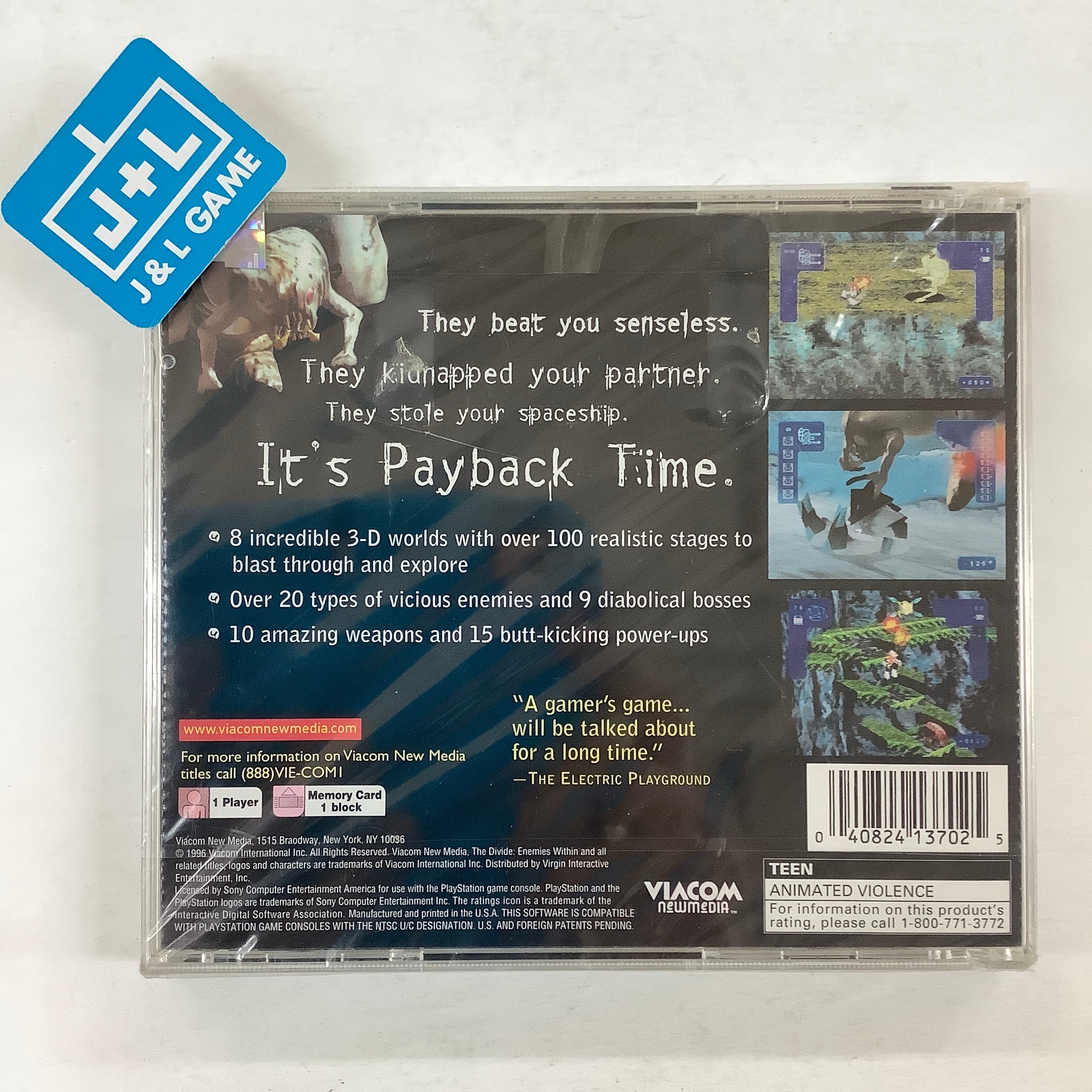 The Divide: Enemies Within - (PS1) PlayStation 1 Video Games Viacom New Media   
