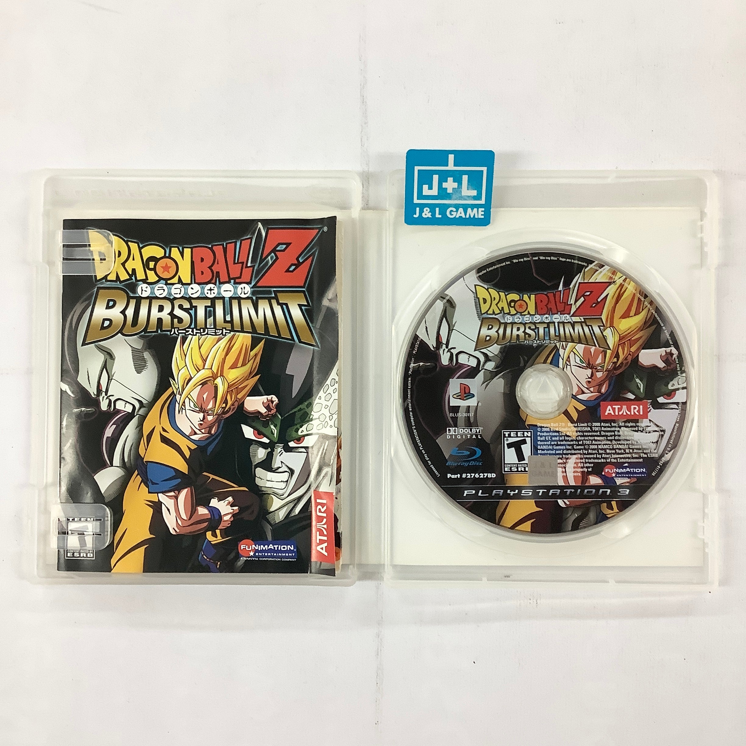 Dragon Ball Z: Burst Limit - (PS3) PlayStation 3 [Pre-Owned] Video Games Atari SA   