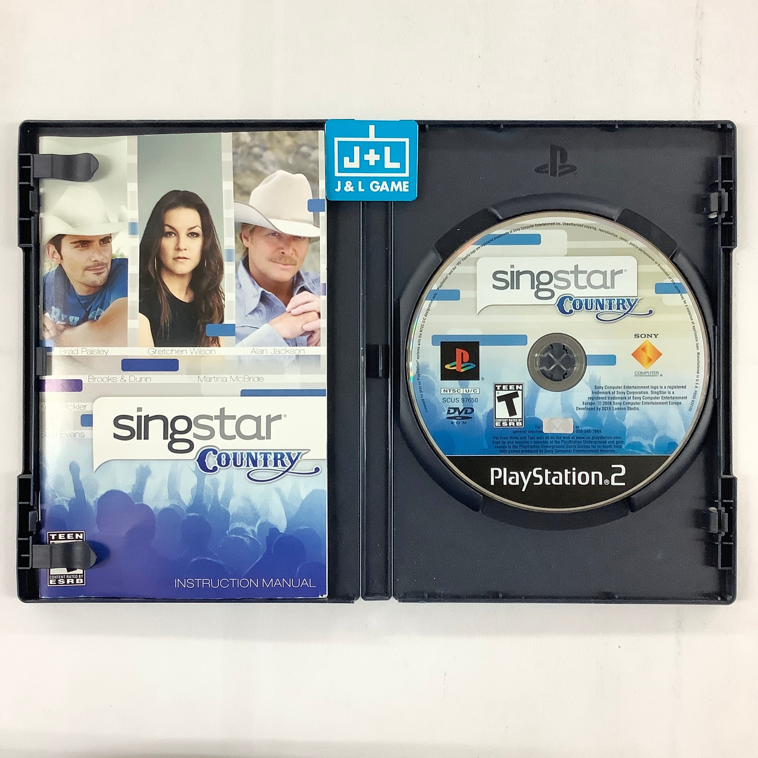 SingStar Country - (PS2) PlayStation 2 [Pre-Owned] Video Games SCEA   