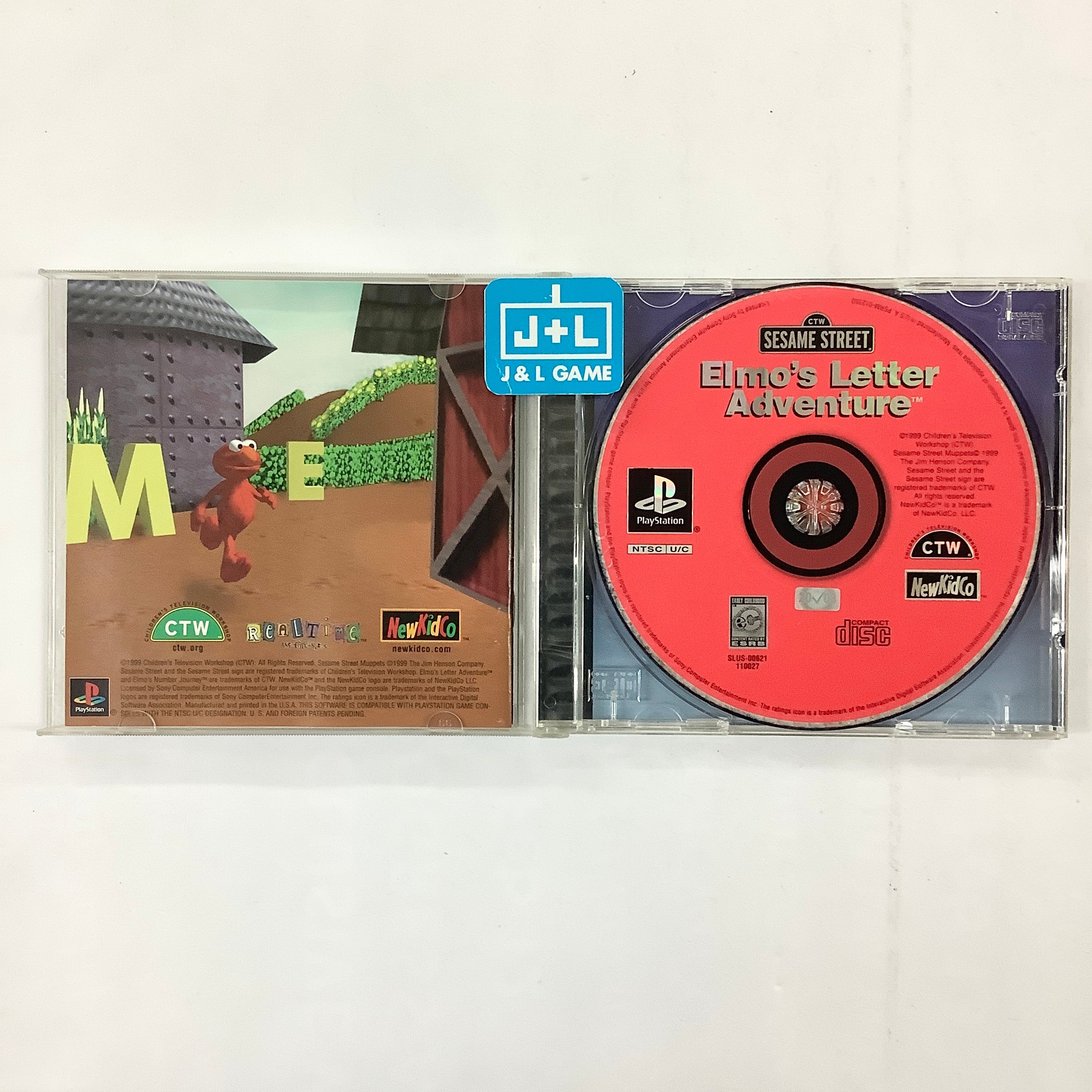 Sesame Street: Elmo's Letter Adventure - (PS1) PlayStation 1