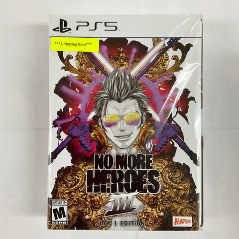 No More Heroes 3 – Day 1 Edition - (PS5) PlayStation 5 [UNBOXING] Video Games Xseed   