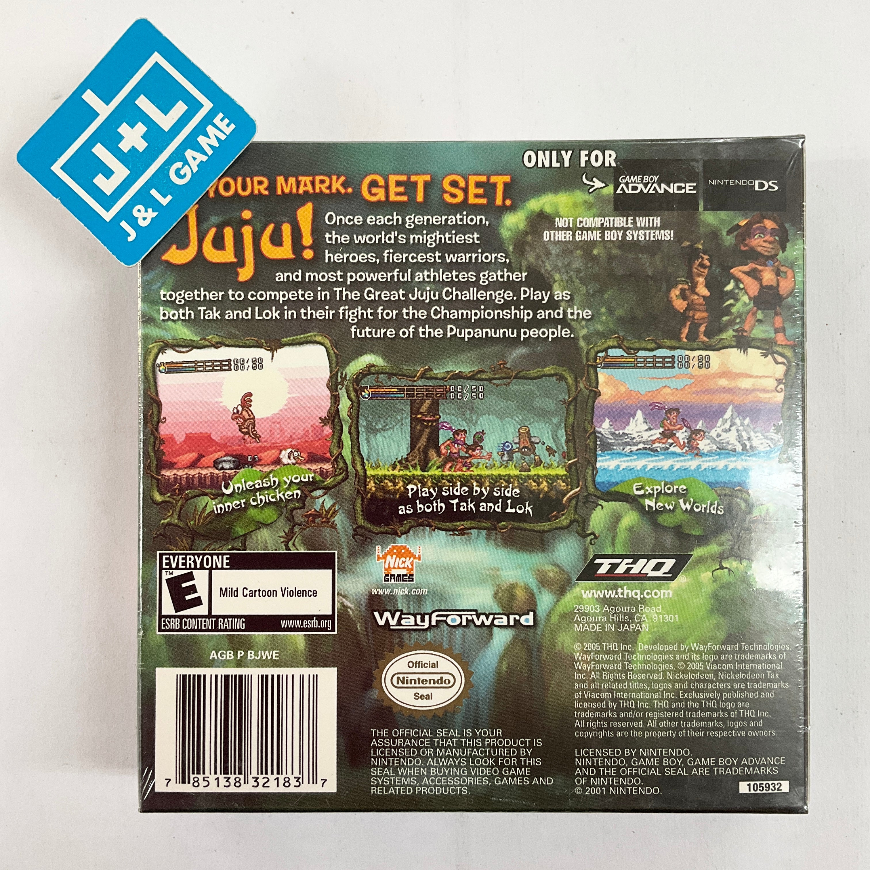 Tak: The Great Juju Challenge - (GBA) Game Boy Advance Video Games THQ   