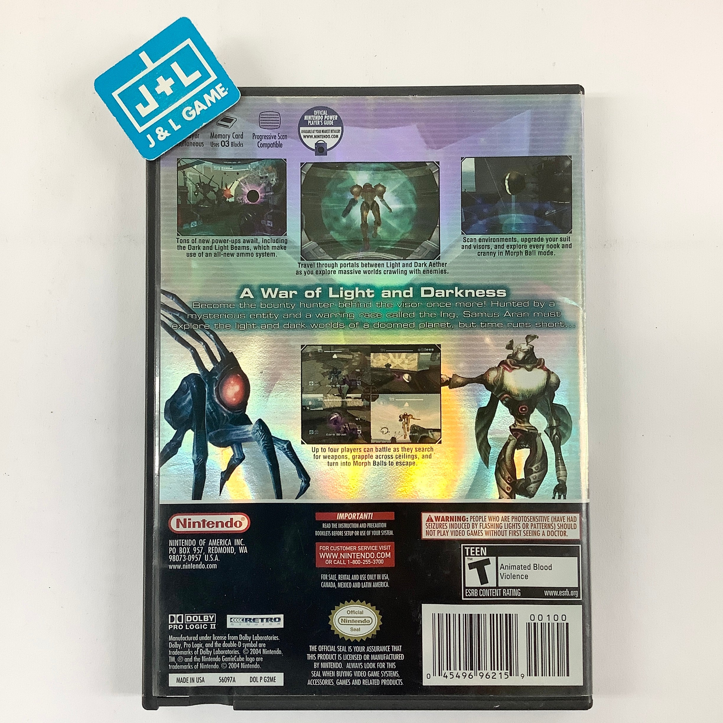 Metroid Prime 2: Echoes - (GC) GameCube [Pre-Owned] Video Games Nintendo   