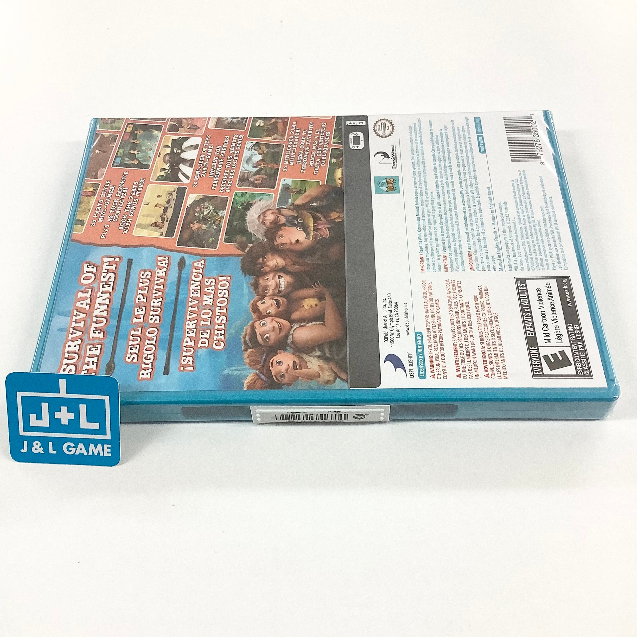 DreamWorks The Croods: Prehistoric Party! - Nintendo Wii U Video Games D3Publisher   