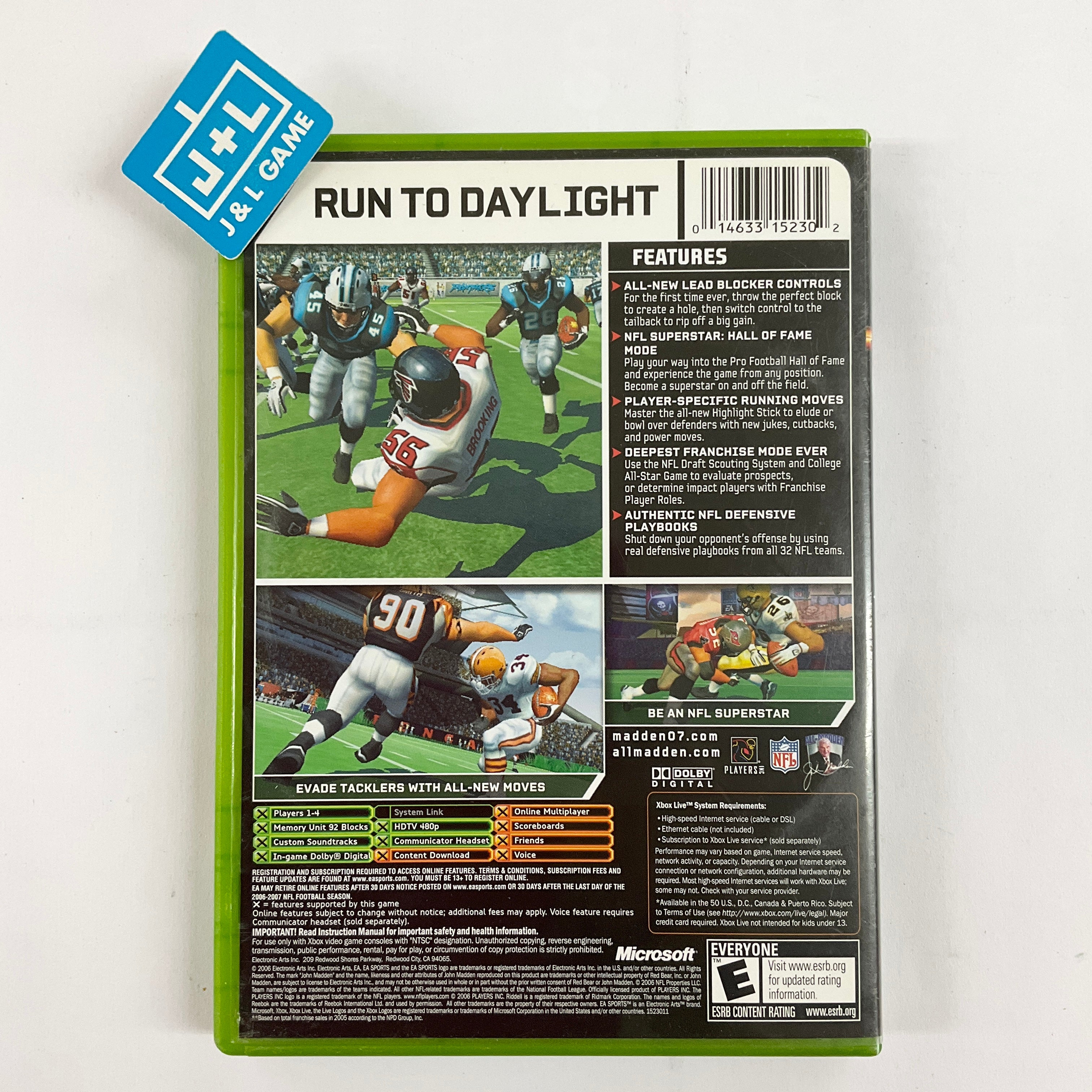 Madden NFL 07 - (XB) Xbox [Pre-Owned] Video Games EA Sports   