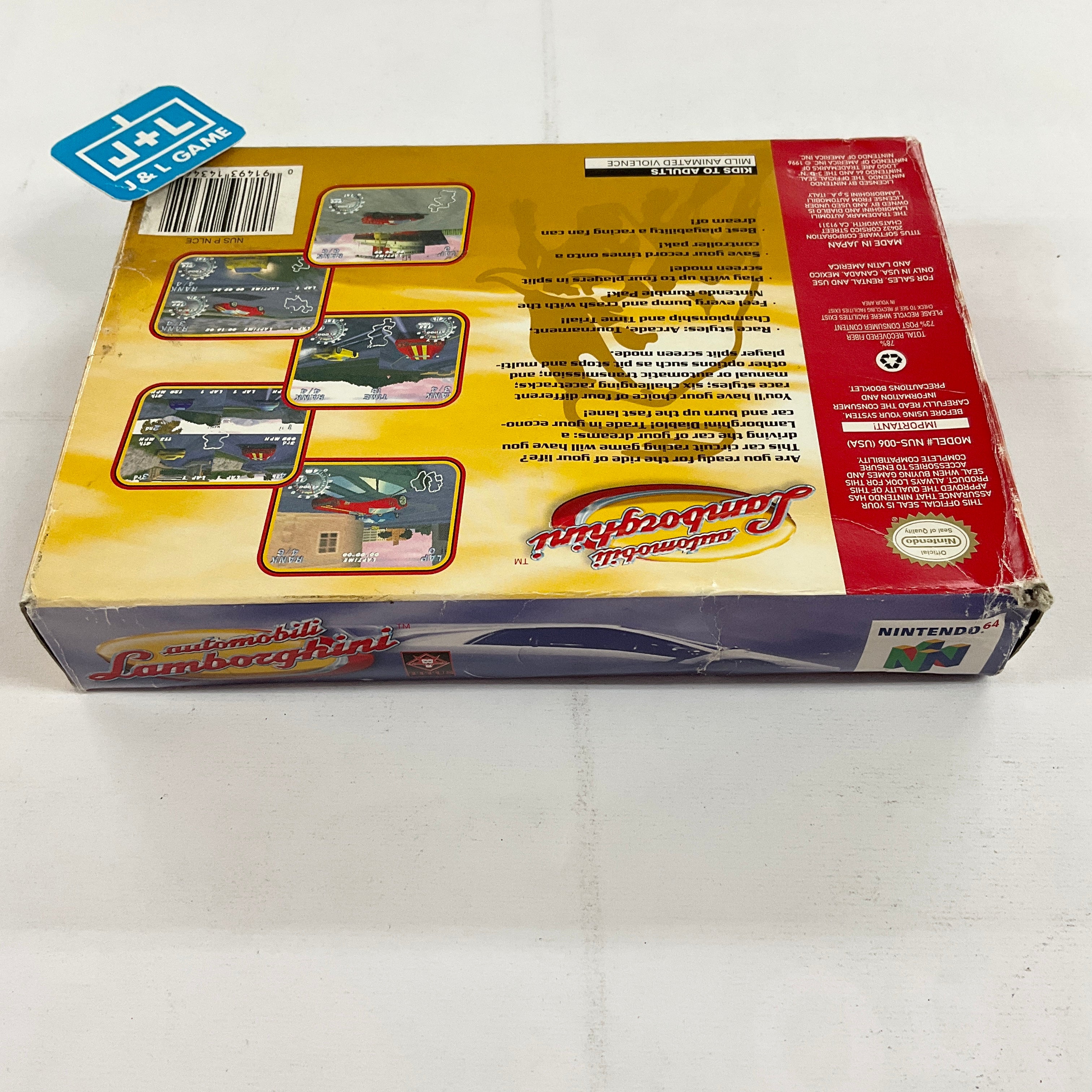 Automobili Lamborghini - (N64) Nintendo 64 [Pre-Owned] | J&L Game