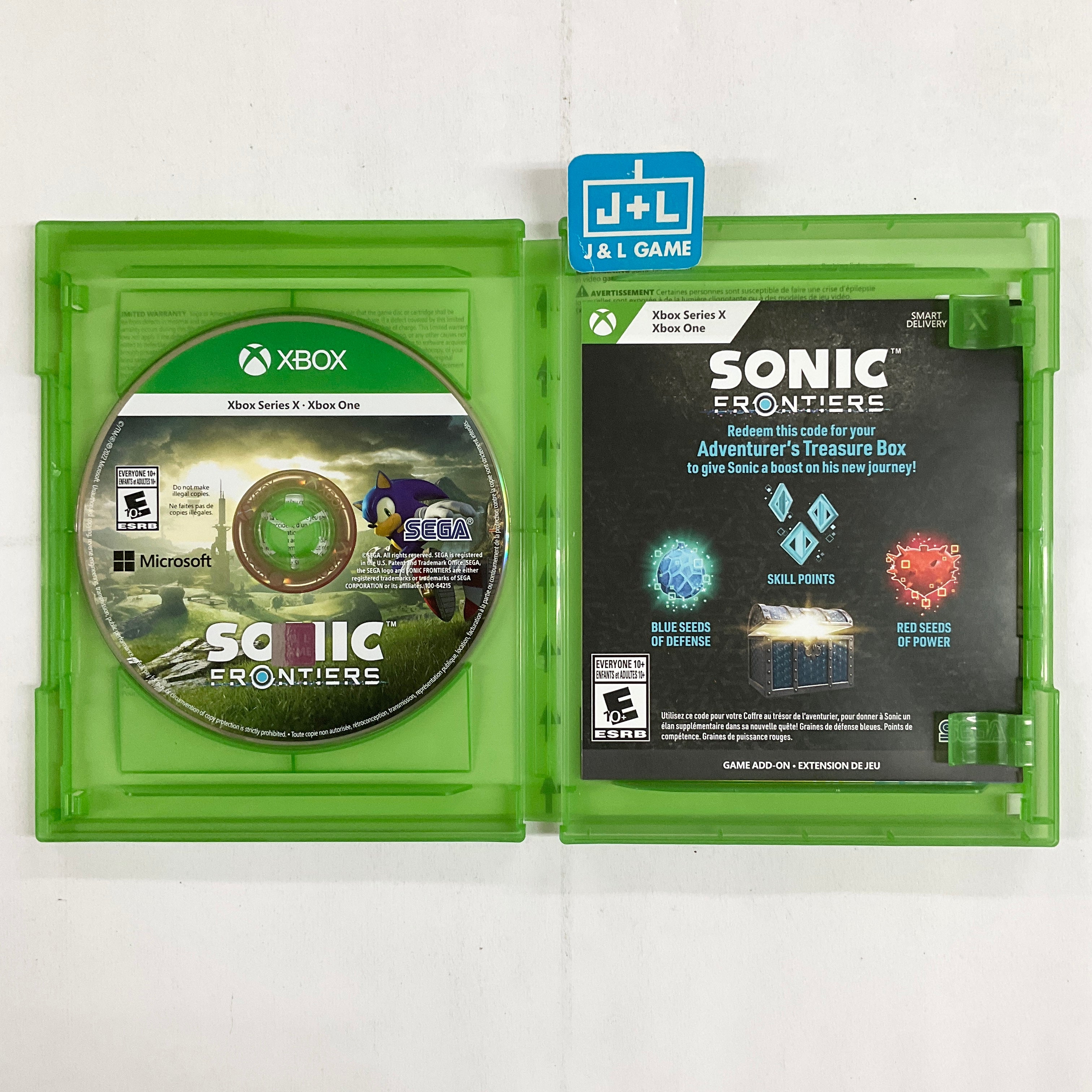 Sonic Frontiers - (XSX) Xbox Series X [Pre-Owned] Video Games SEGA   