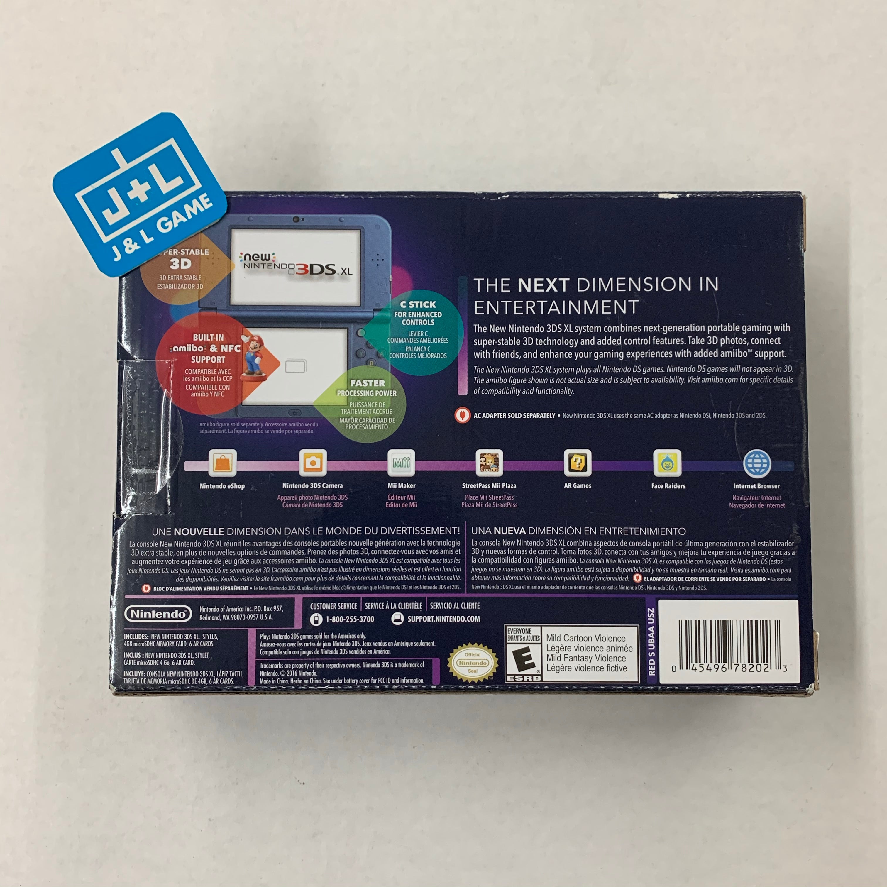 New Nintendo 3DS XL Console (Galaxy Style) - Nintendo 3DS Consoles Nintendo   