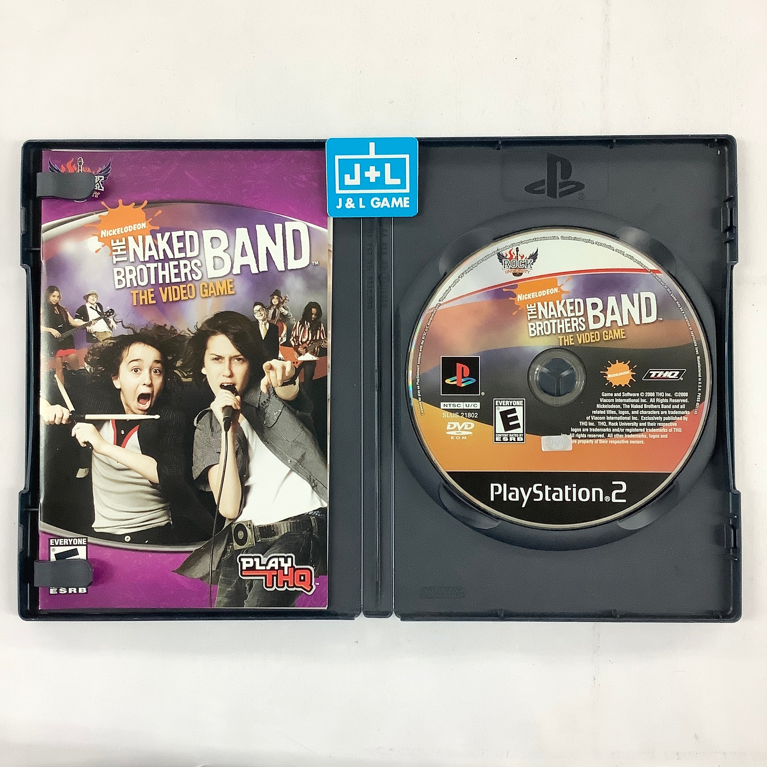 The Naked Brothers Band: The Video Game - (PS2) PlayStation 2 [Pre-Owned] Video Games THQ   