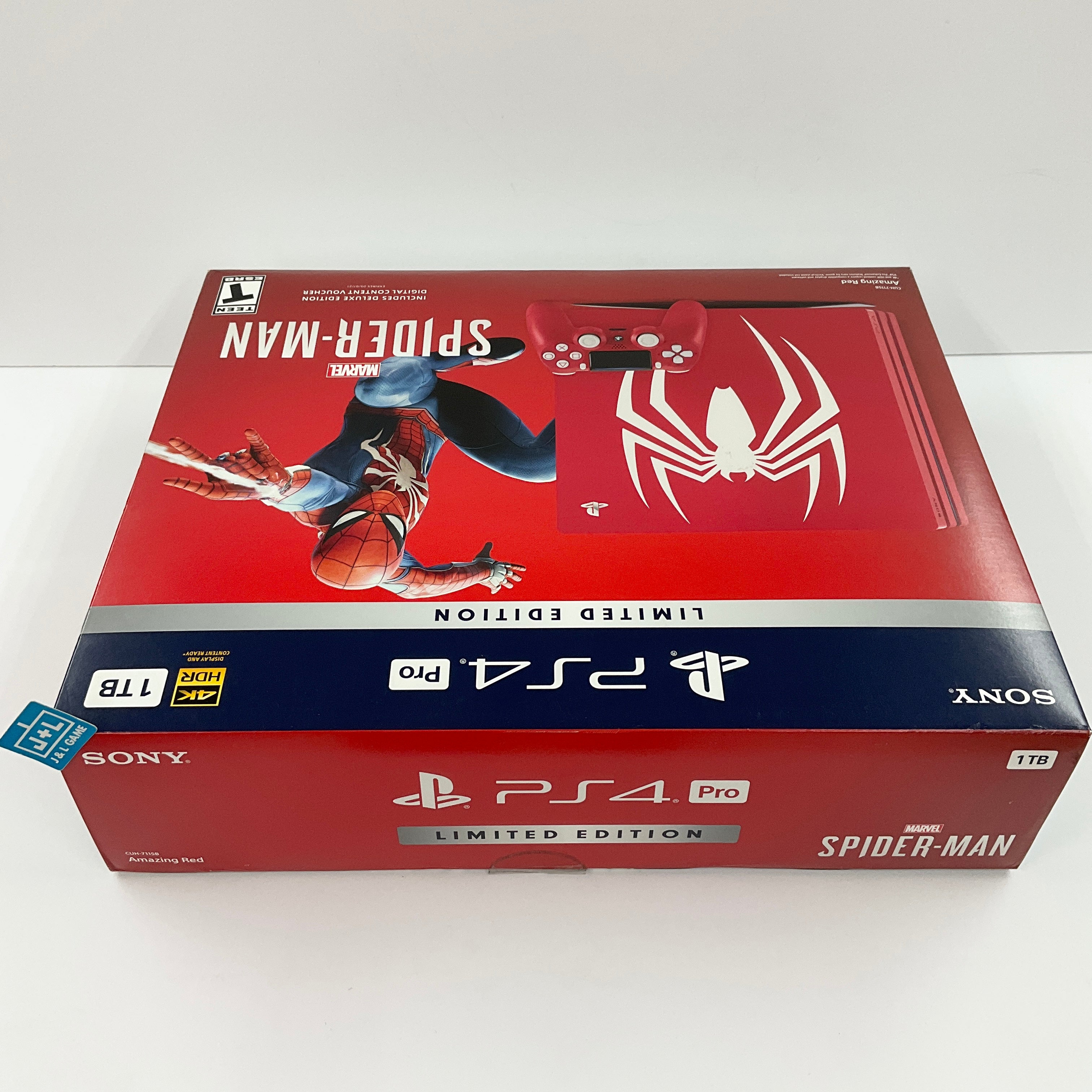 SONY PlayStation 4 Pro 1TB Limited Edition Console (Marvel's Spider-Man Bundle) - (PS4) PlayStation 4 Consoles Sony   