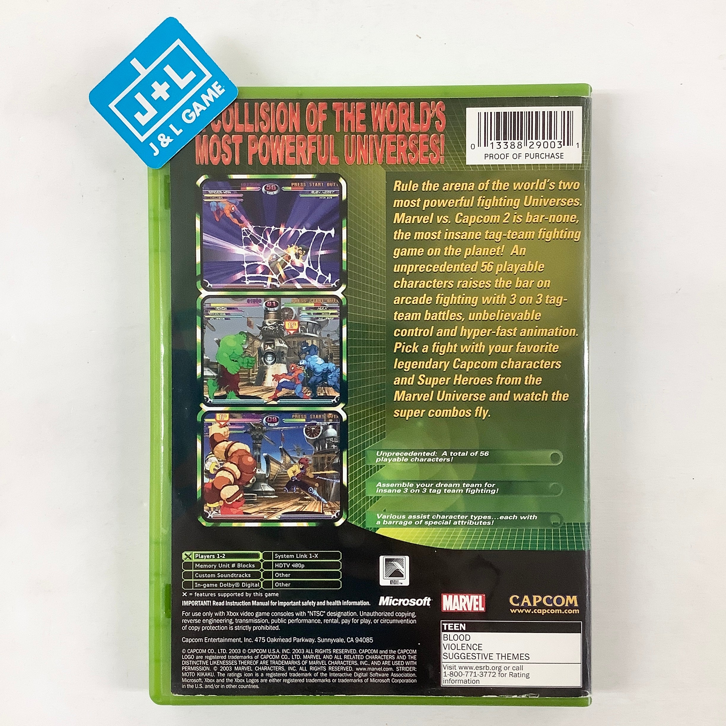 Marvel vs Capcom 2 - (XB) Xbox [Pre-Owned] Video Games Capcom   