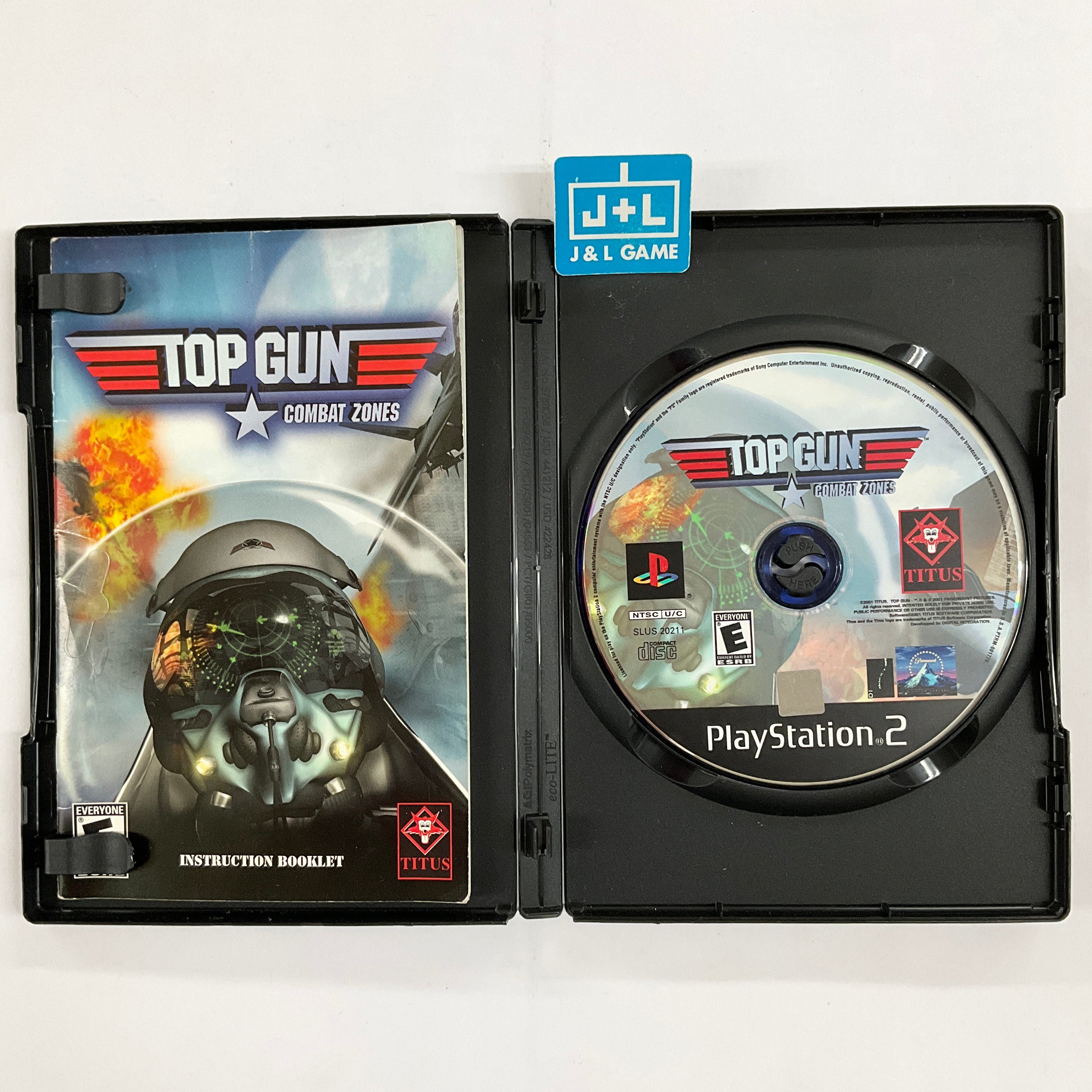 Top Gun: Combat Zones - (PS2) PlayStation 2 [Pre-Owned] Video Games Titus Software   
