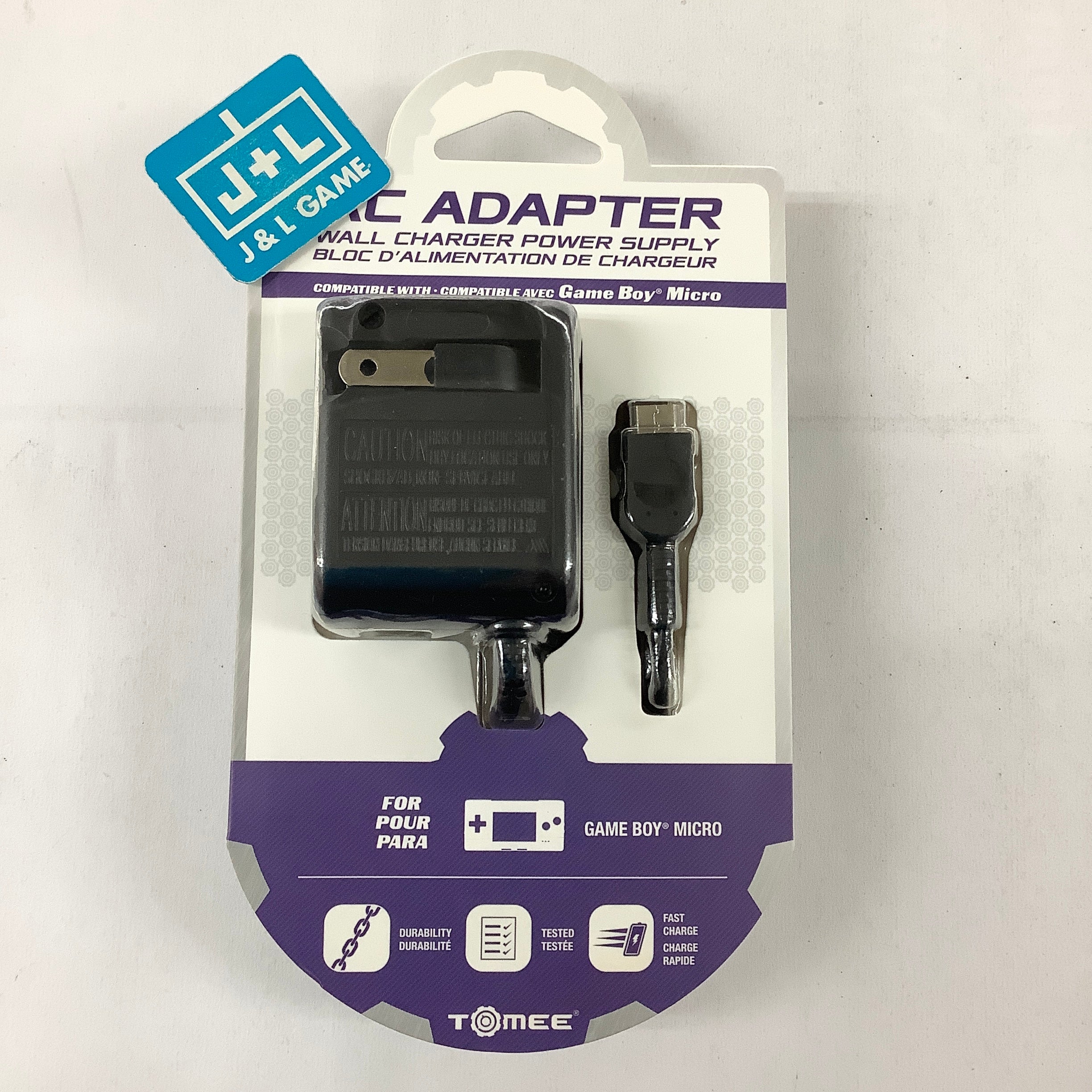 Tomee AC Adapter for Game Boy Micro - (GBA) Game Boy Advance | J&L Game