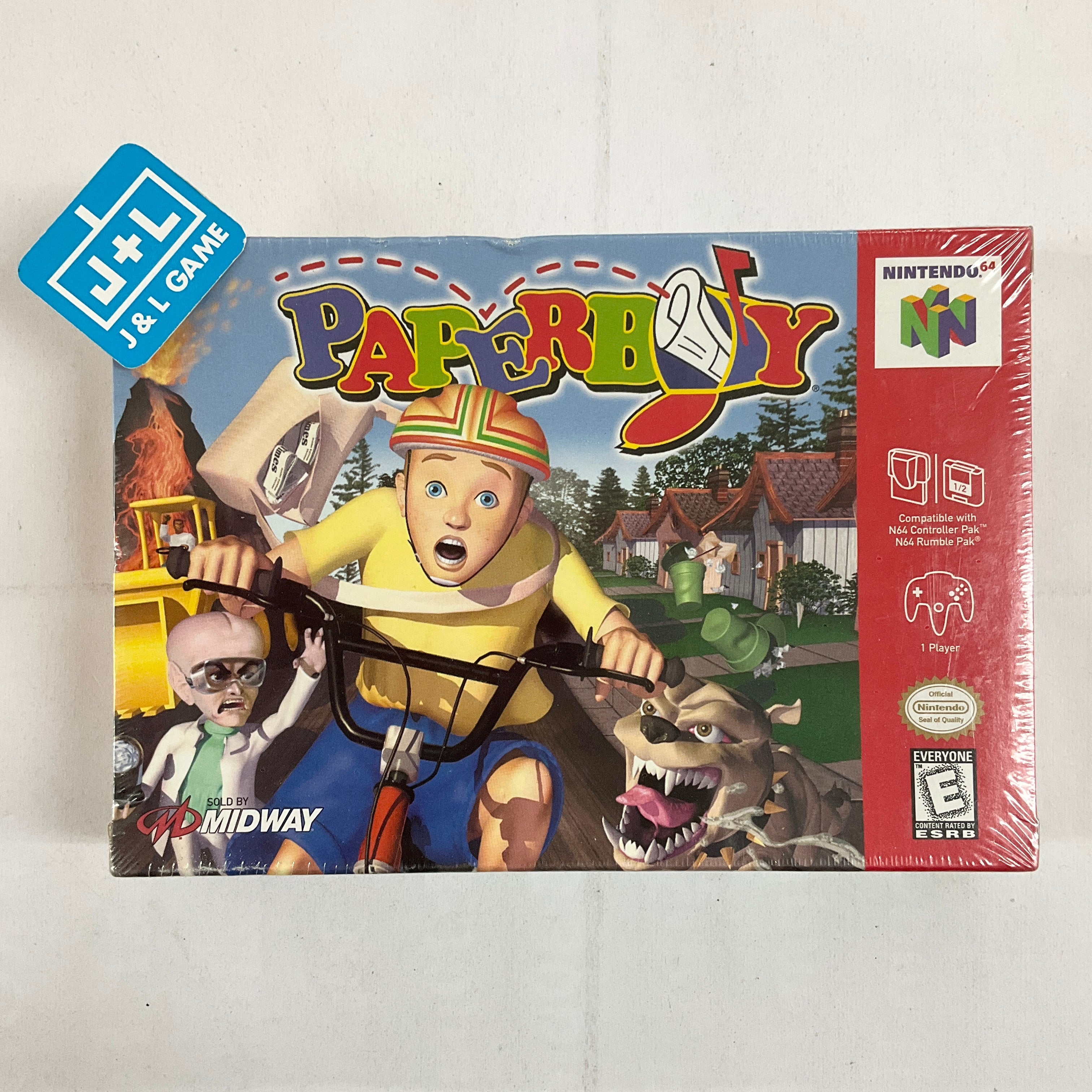 Paperboy - (N64) Nintendo 64 Video Games Midway   