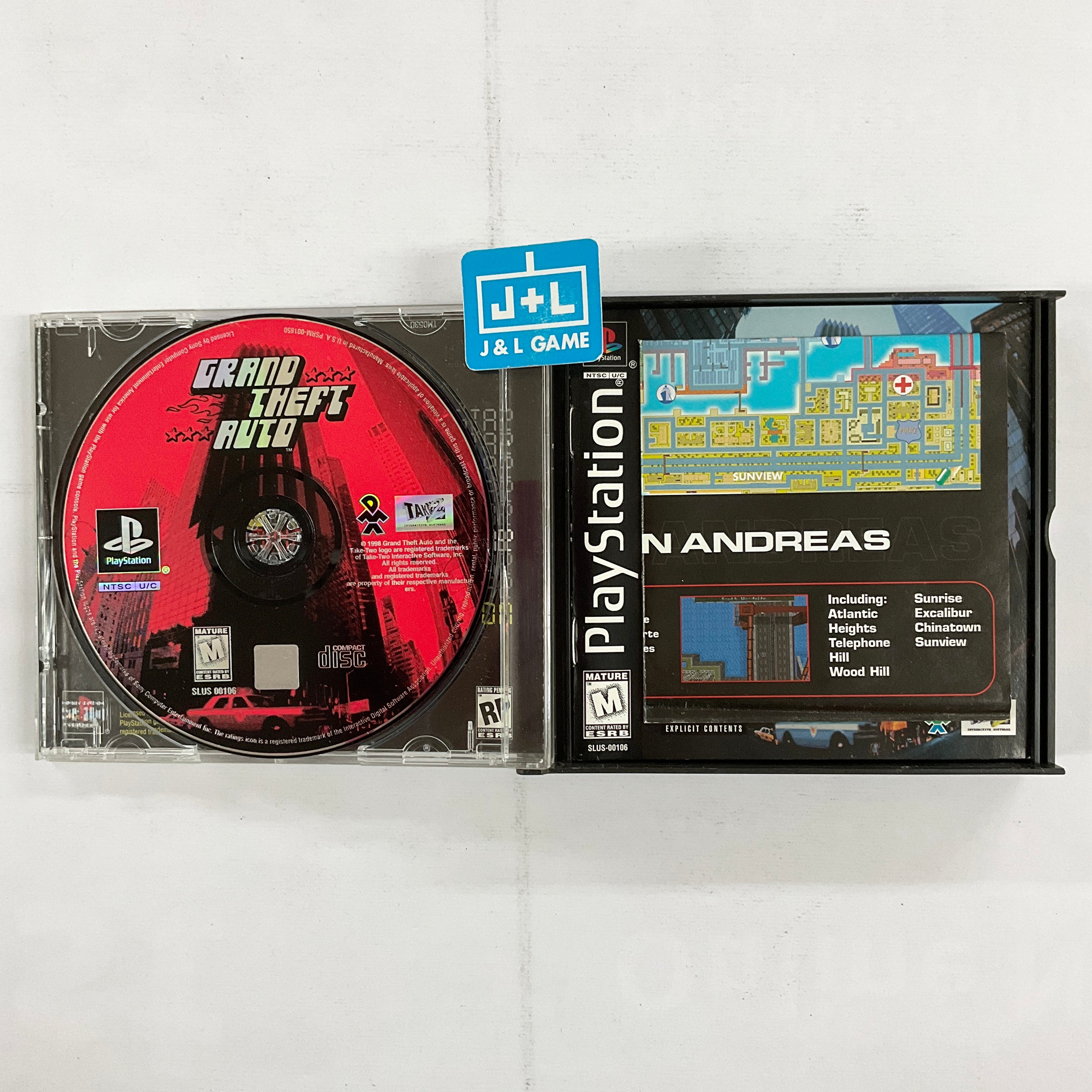 Grand Theft Auto: The Director's Cut - (PS1) PlayStation 1 [Pre-Owned] Video Games Rockstar Games   