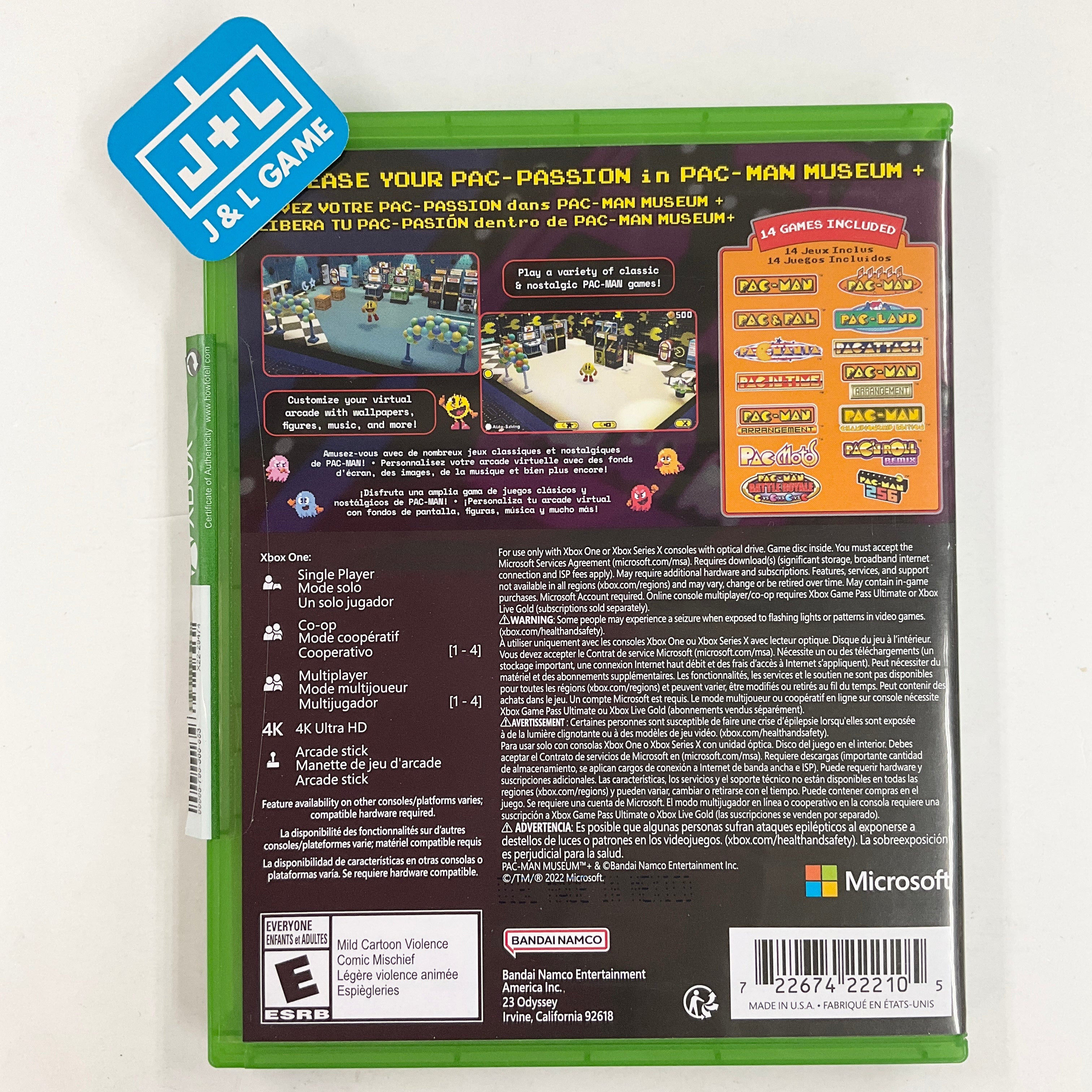 Pac-Man Museum+ - (XB1) Xbox One [UNBOXING] Video Games BANDAI NAMCO Entertainment