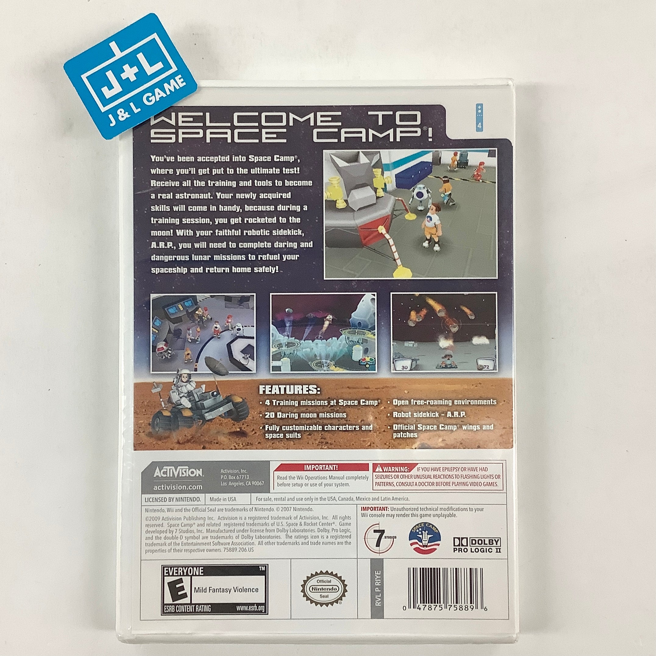 Space Camp - Nintendo Wii Video Games Activision   