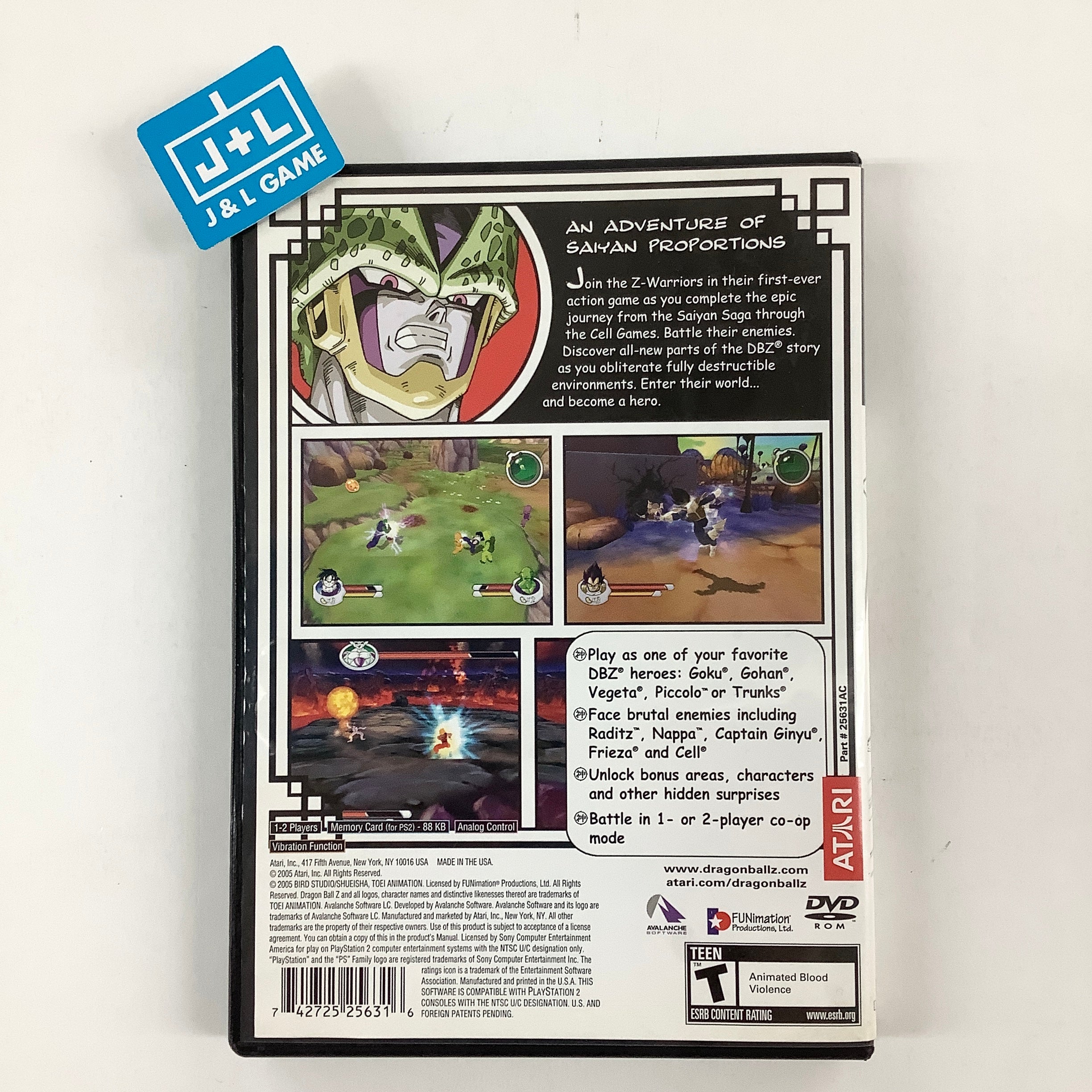 Dragon Ball Z: Sagas - (PS2) PlayStation 2 [Pre-Owned] Video Games Atari SA   