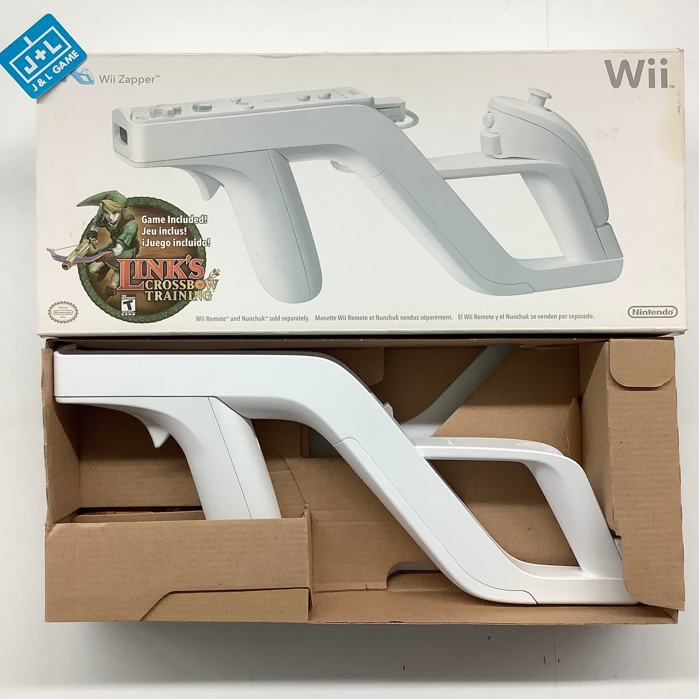 Nintendo Wii Zapper with Link's Crossbow Training - Nintendo Wii [Pre-Owned] Accessories Nintendo   