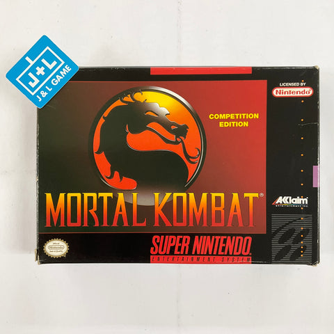 Mortal Kombat: Competition Edition - (SNES) Super Nintendo [Pre-Owned] Video Games Acclaim   