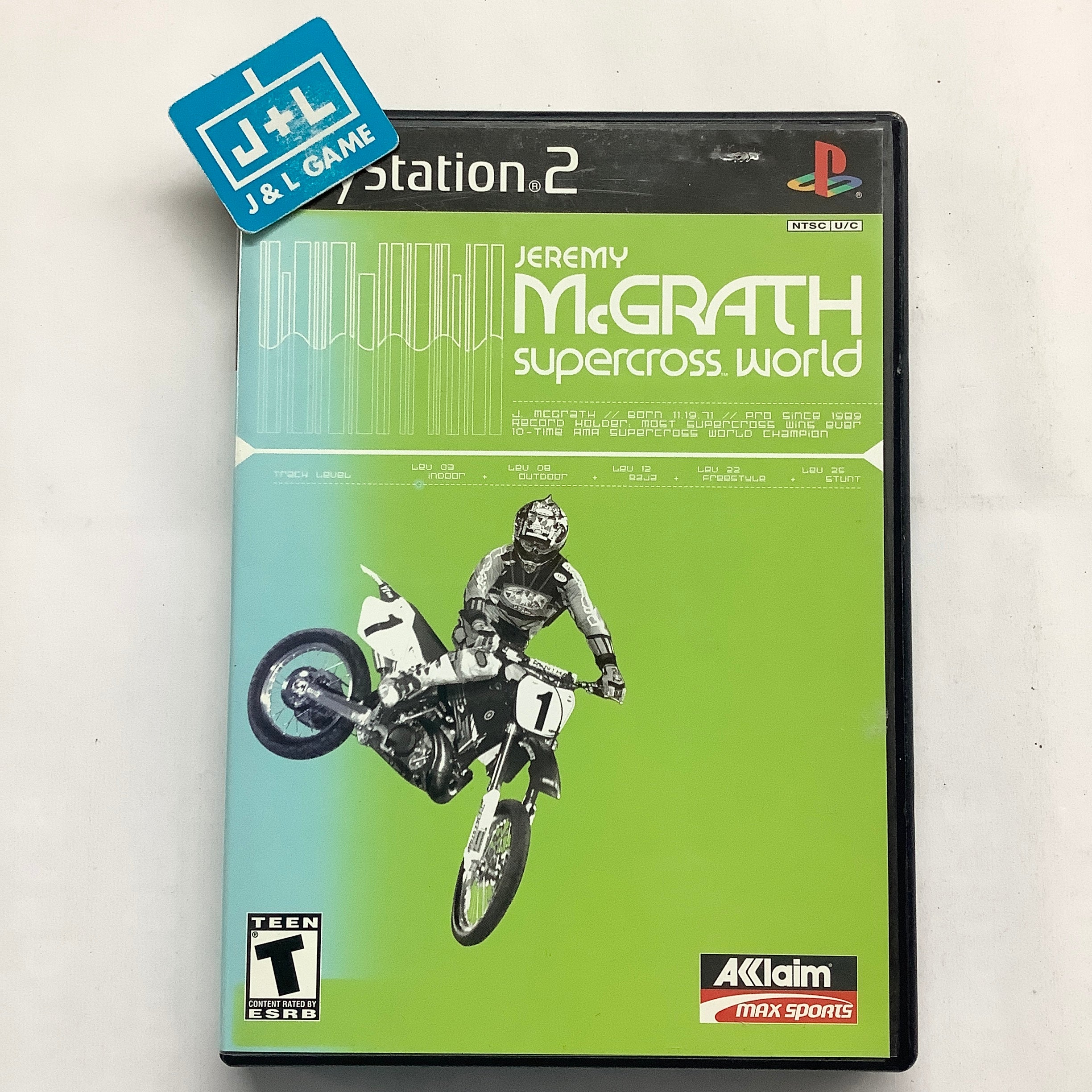 Jeremy McGrath Supercross World - (PS2) PlayStation 2 [Pre-Owned] Video Games Acclaim   