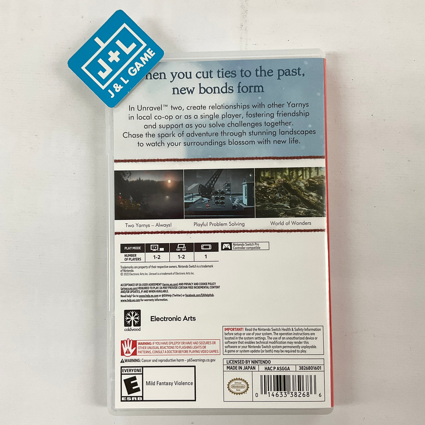 Unravel Two - (NSW) Switch Nintendo J&L | [Pre-Owned] Game