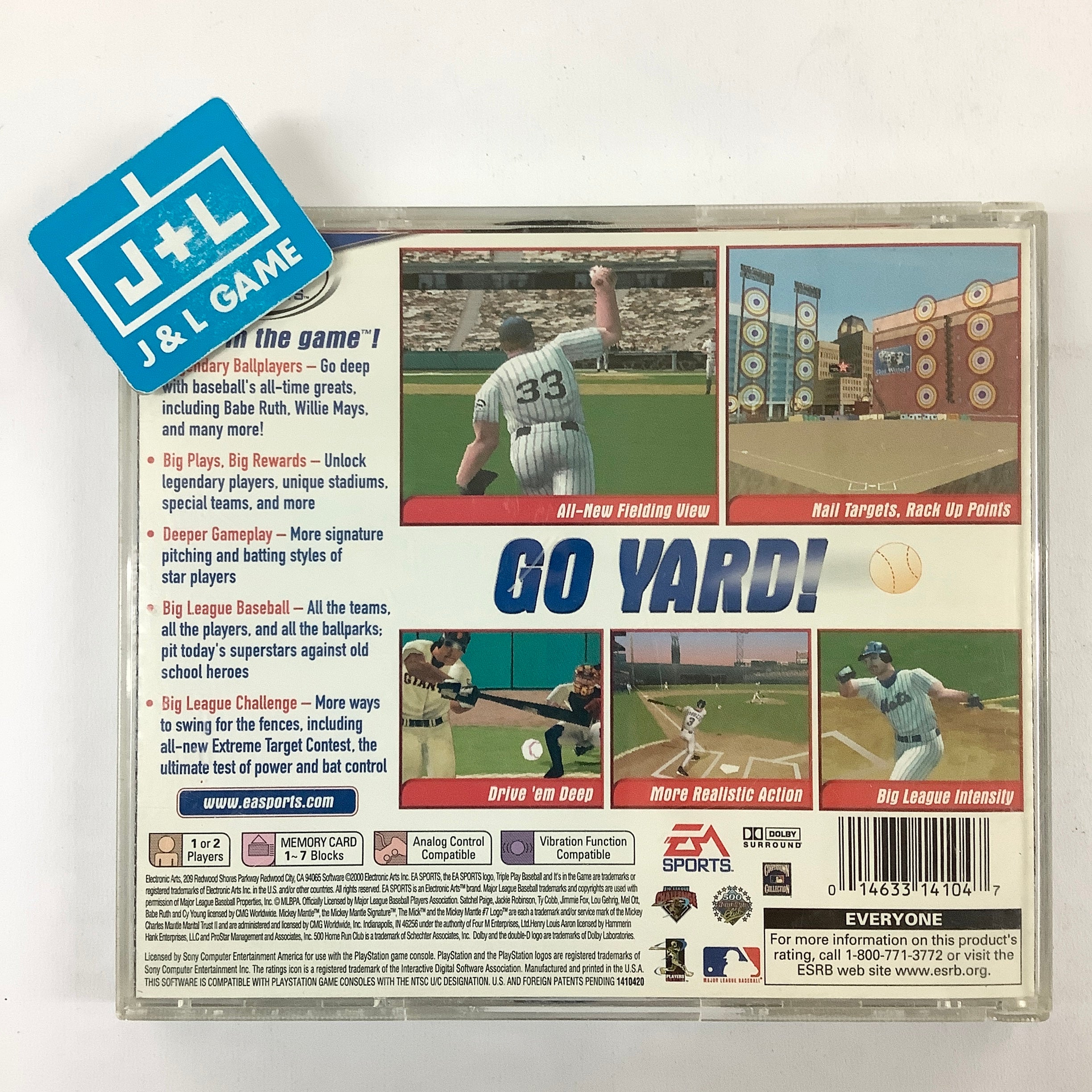 Triple Play 2001 - (PS1) PlayStation 1 [Pre-Owned] | J&L Game
