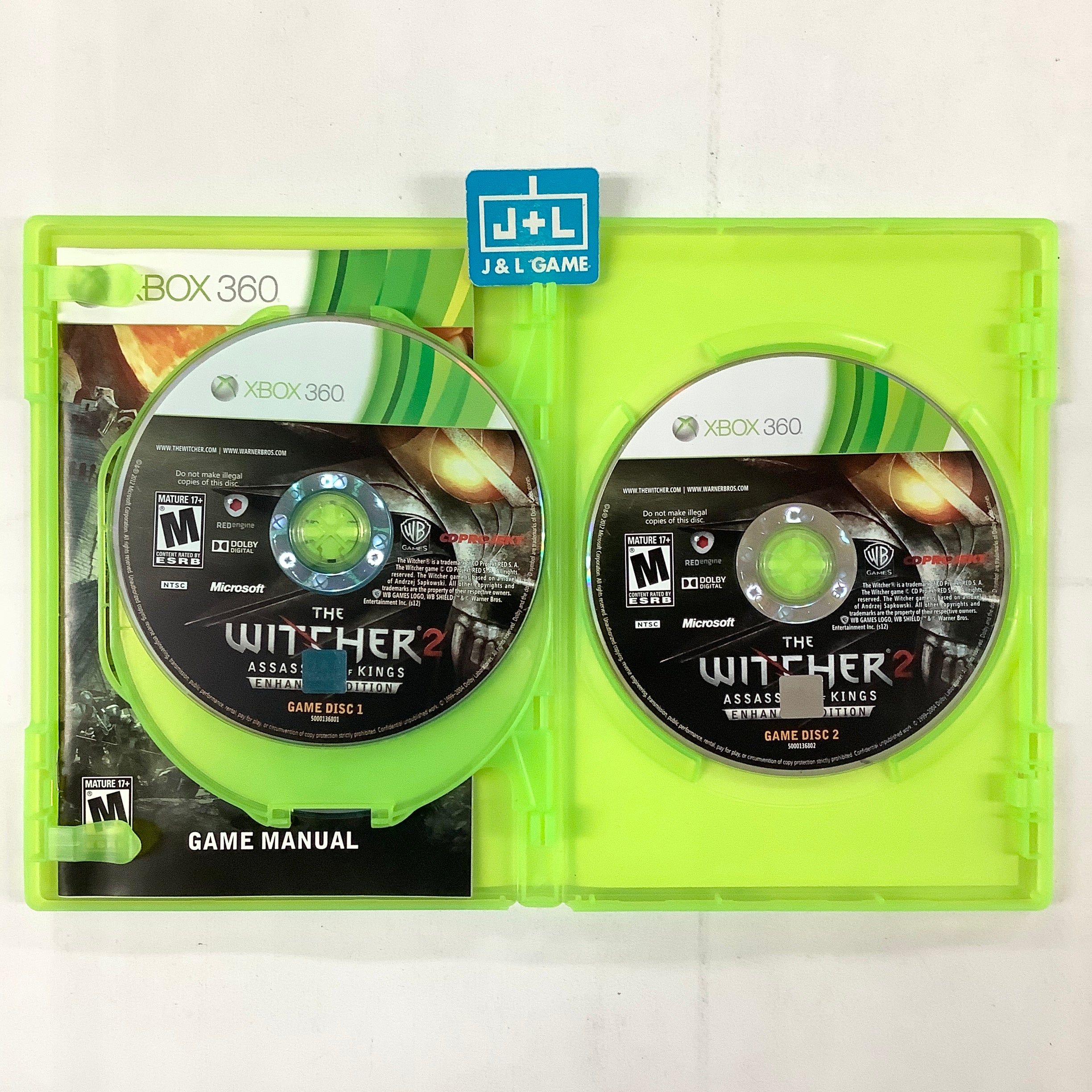 The Witcher 2: Assassins of Kings (Enhanced Edition) - Xbox 360 [Pre-Owned] Video Games Warner Bros. Interactive Entertainment   