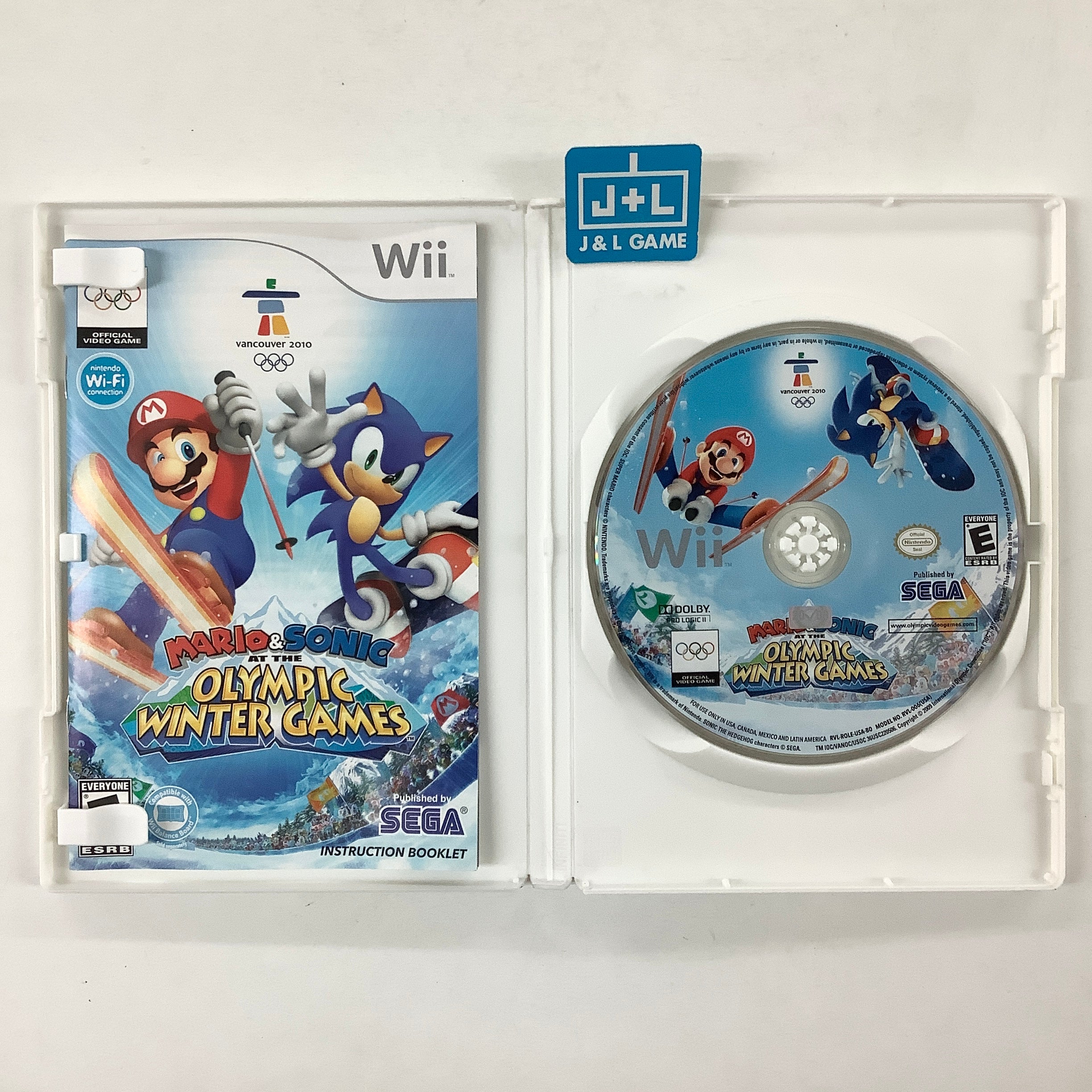 Mario & Sonic at the Olympic Winter Games - Nintendo Wii [Pre-Owned] Video Games Sega   