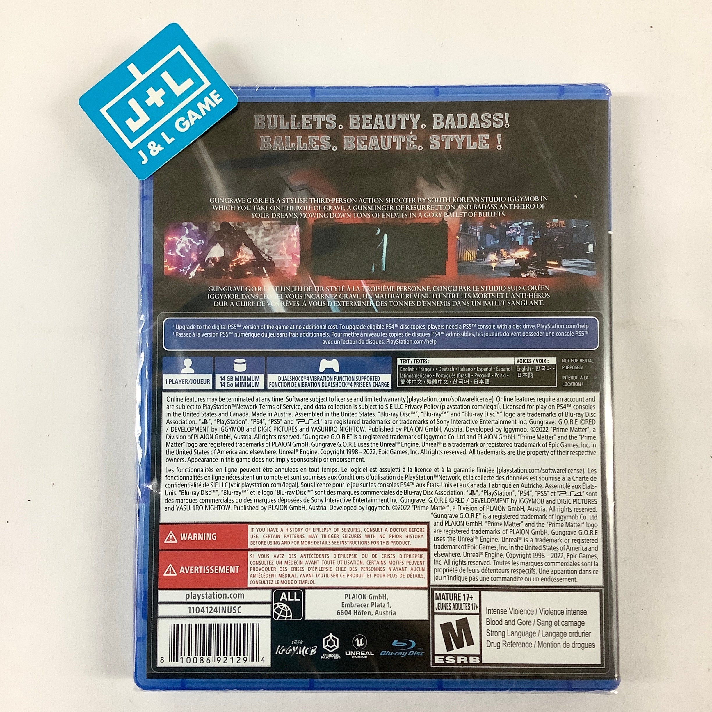 Gun Grave G.O.R.E. - (PS4) PlayStation 4 Video Games Deep Silver   