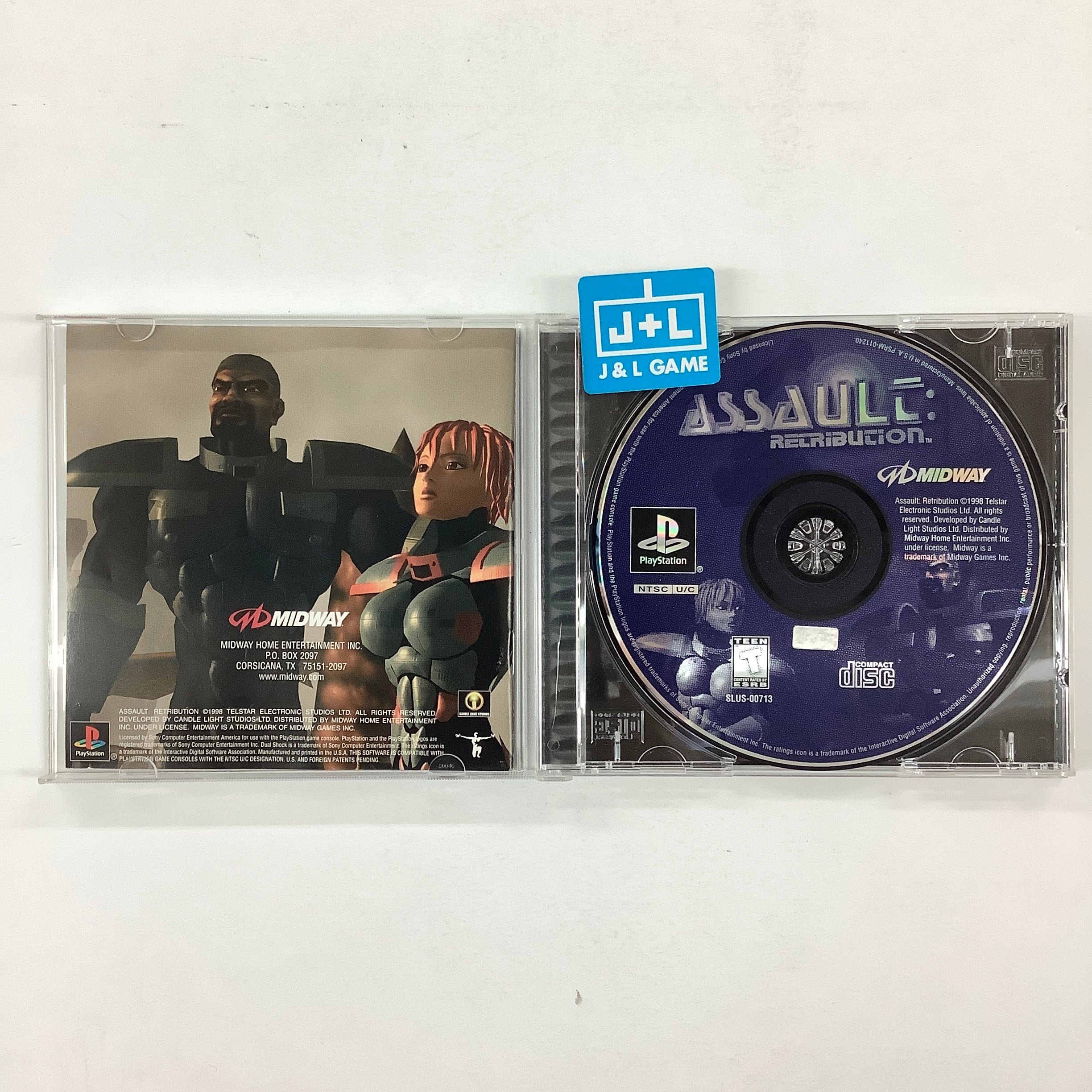 Assault: Retribution - (PS1) PlayStation 1 [Pre-Owned] Video Games Midway   