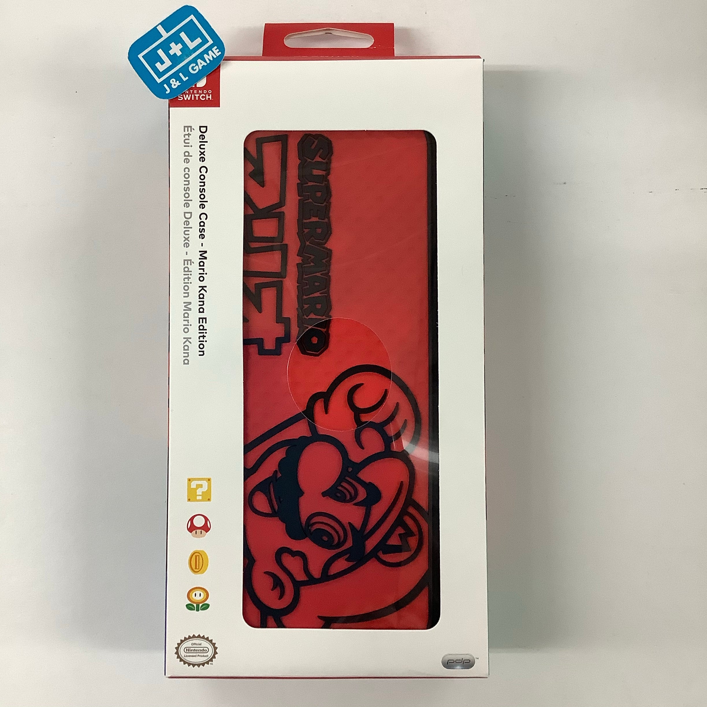 PDP Deluxe Console Case (Mario Kana) - (NSW) Nintendo Switch Accessories PDP   