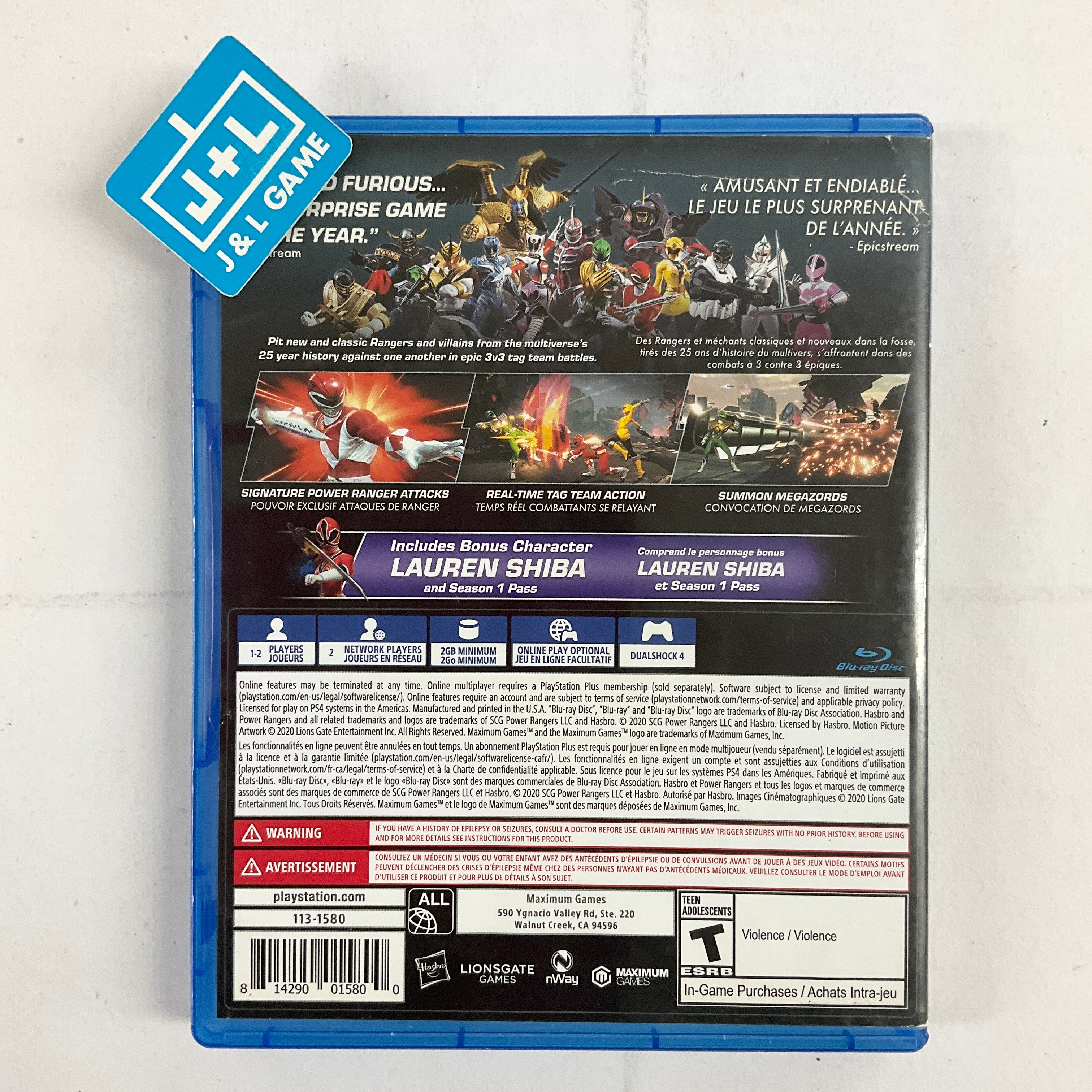 Power Rangers: Battle for the Grid Collector's Edition - (PS4) PlayStation 4 Video Games Maximum Games   