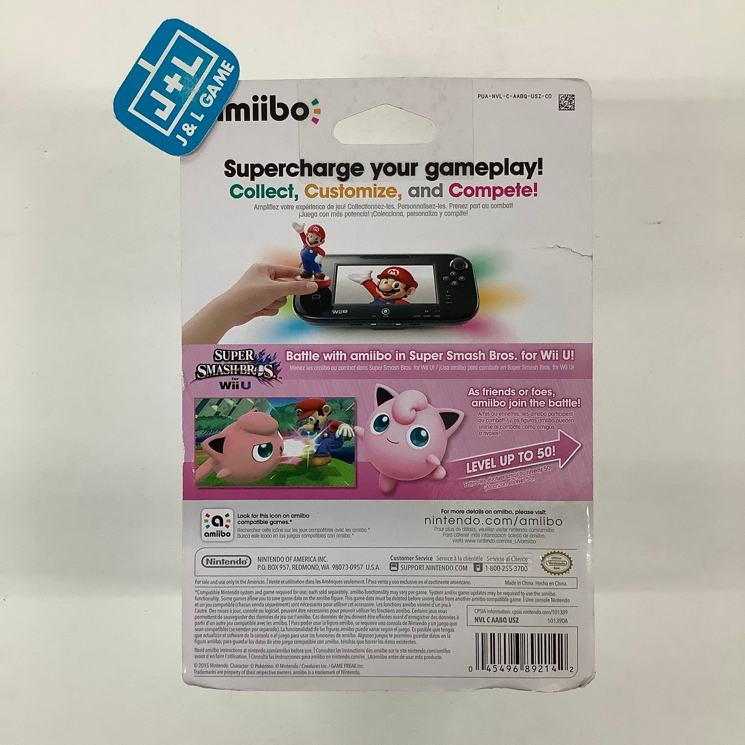 Jigglypuff (Super Smash Bros. series) - Nintendo WiiU Amiibo Amiibo Nintendo   