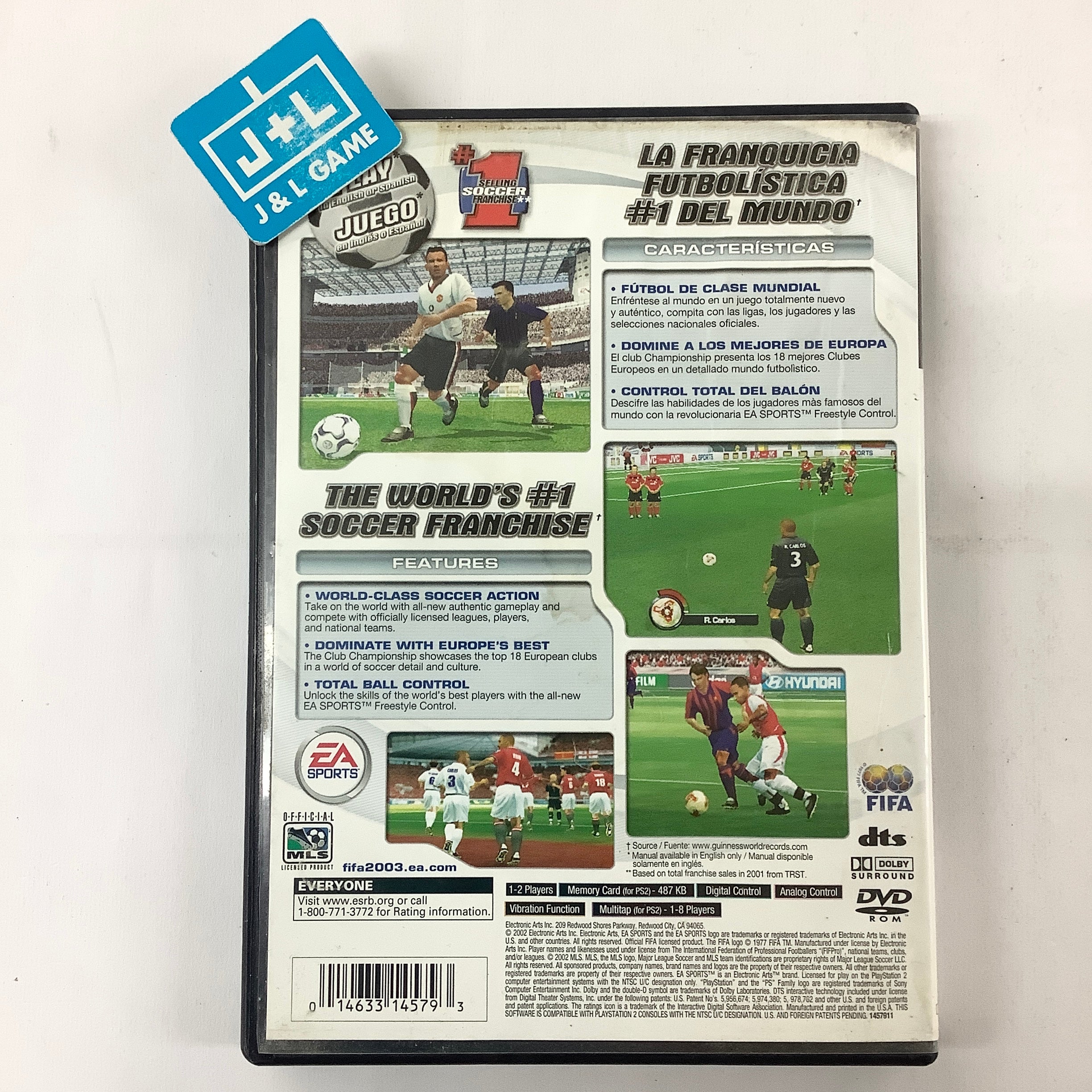FIFA Soccer 2003 - (PS2) PlayStation 2 [Pre-Owned] Video Games EA Sports   