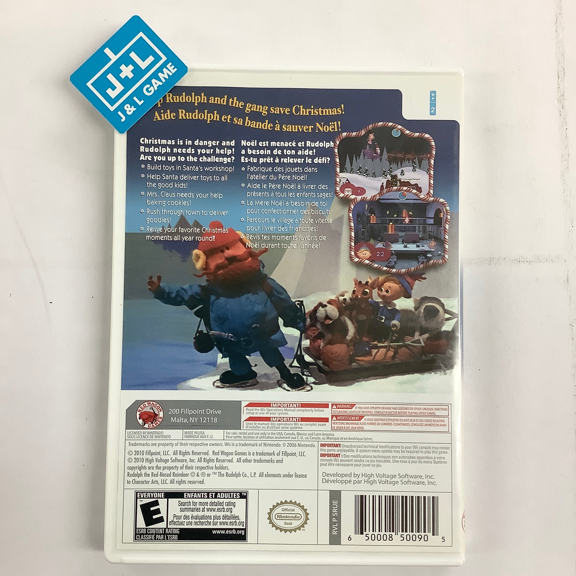 Rudolph the Red-Nosed Reindeer - Nintendo Wii [Pre-Owned] Video Games Red Wagon Games   