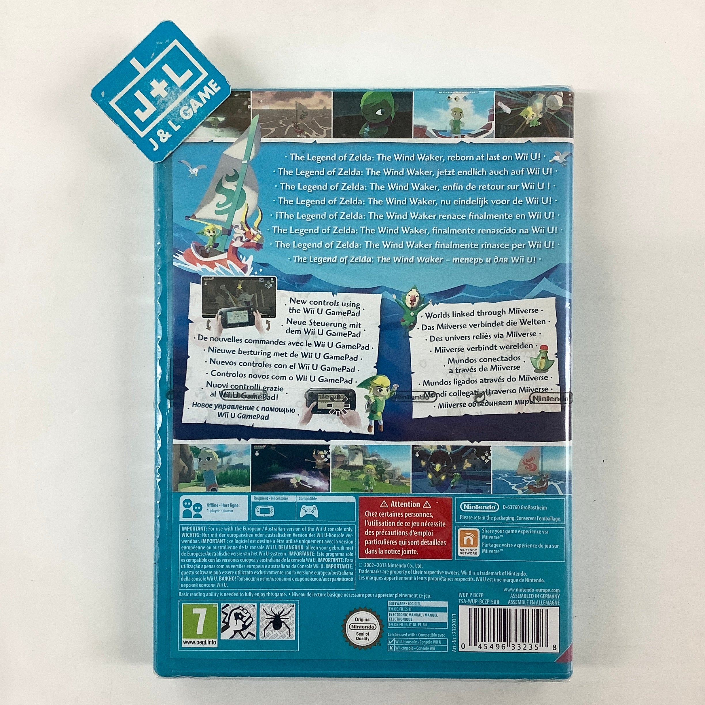 The Legend of Zelda: The Wind Waker HD - Nintendo Wii U (European Import) Video Games Nintendo   